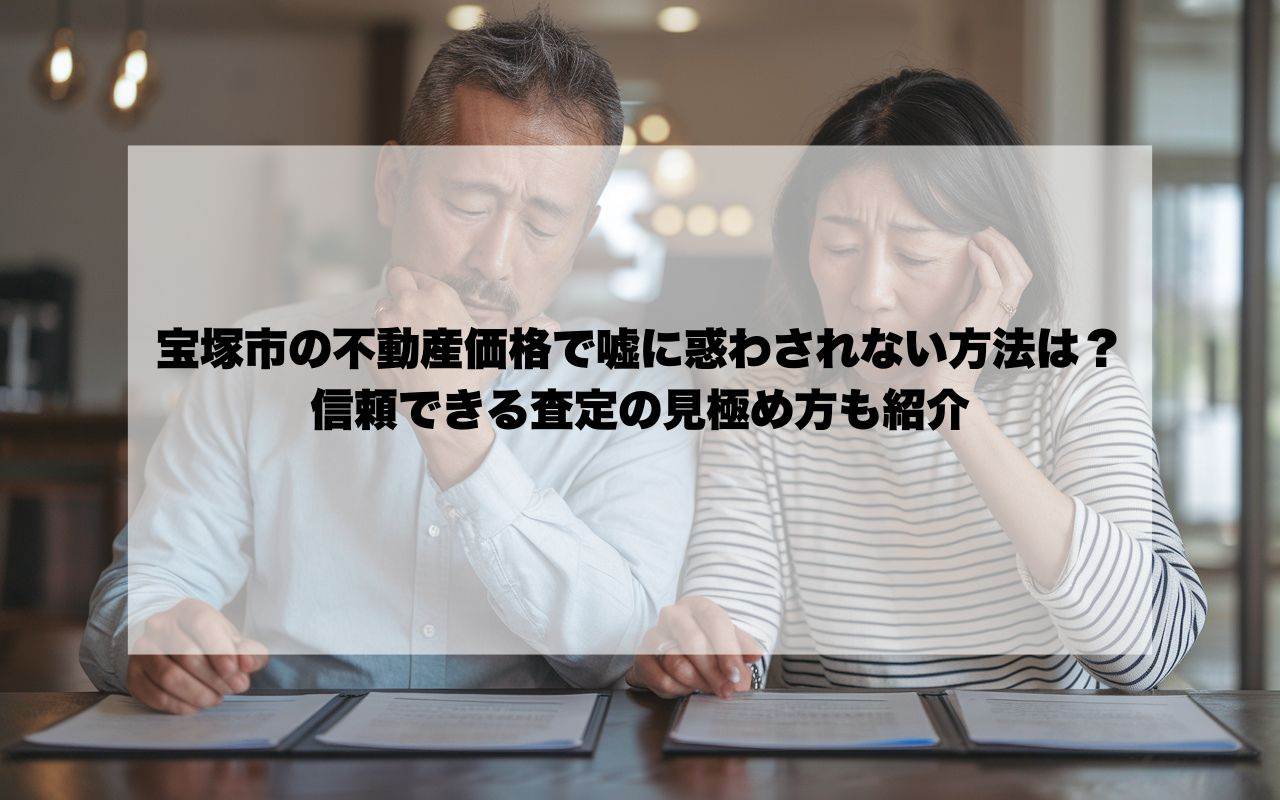 宝塚市の不動産価格で嘘に惑わされない方法は？信頼できる査定の...の画像