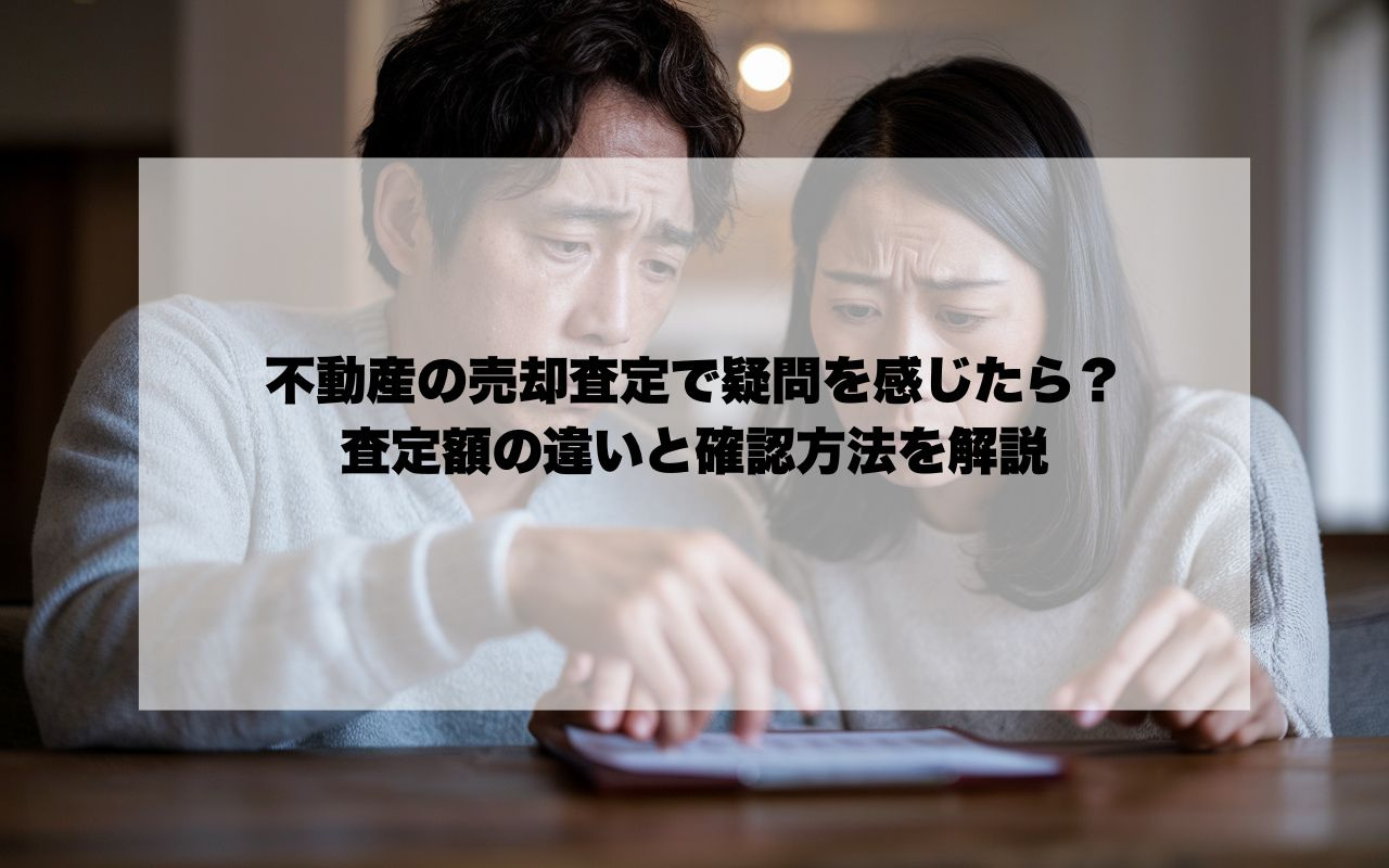 不動産の売却査定で疑問を感じたら？査定額の違いと確認方法を解...の画像