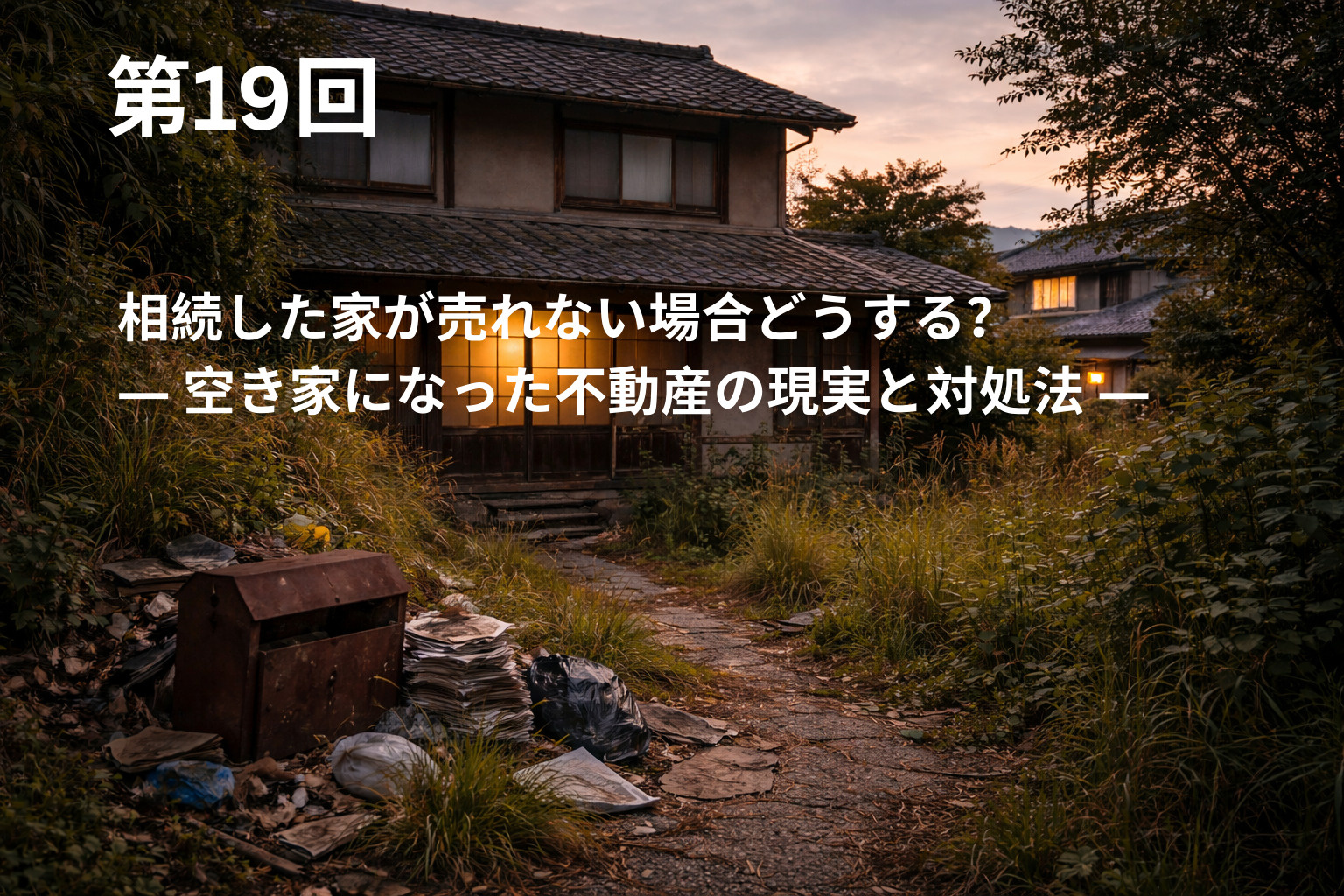相続した家が売れない場合どうする？  ― 空き家になった不動...の画像