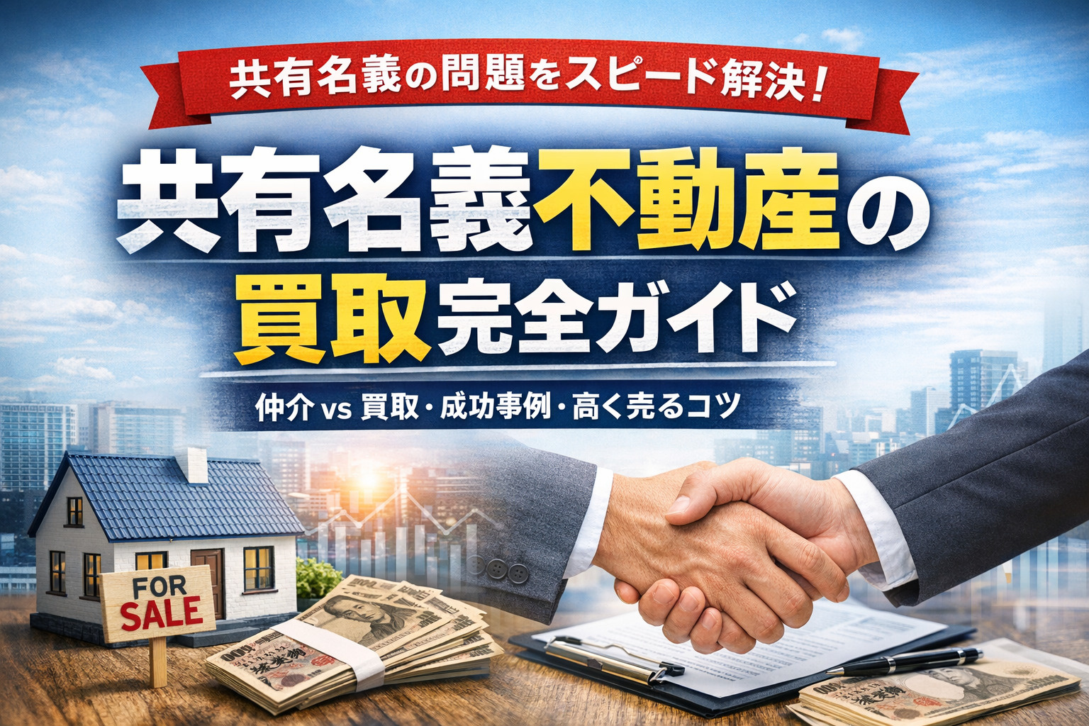 【2026年最新版】足立区で共有名義不動産を買取で売却する完...の画像