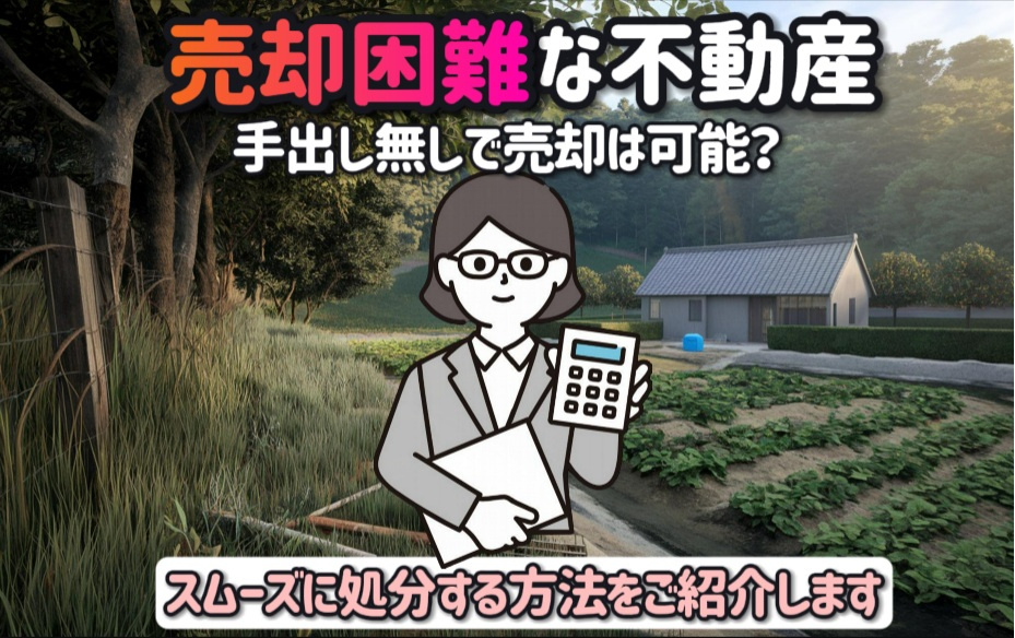 売却困難な不動産を手出し無しで売却は可能？スムーズに処分する...の画像