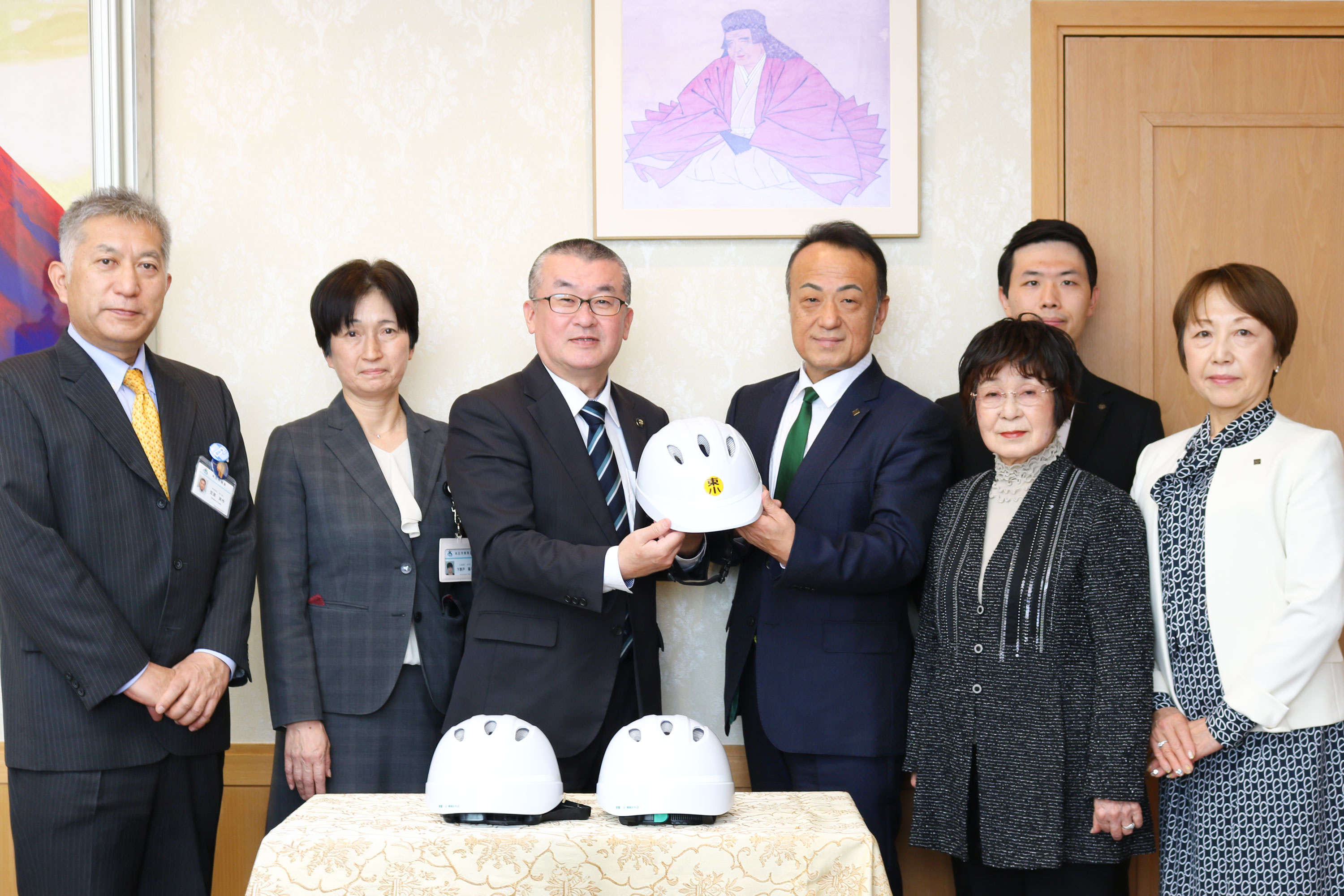 本庄市の新1年生へ通学用ヘルメットを寄贈 ～創業100周年を...の画像