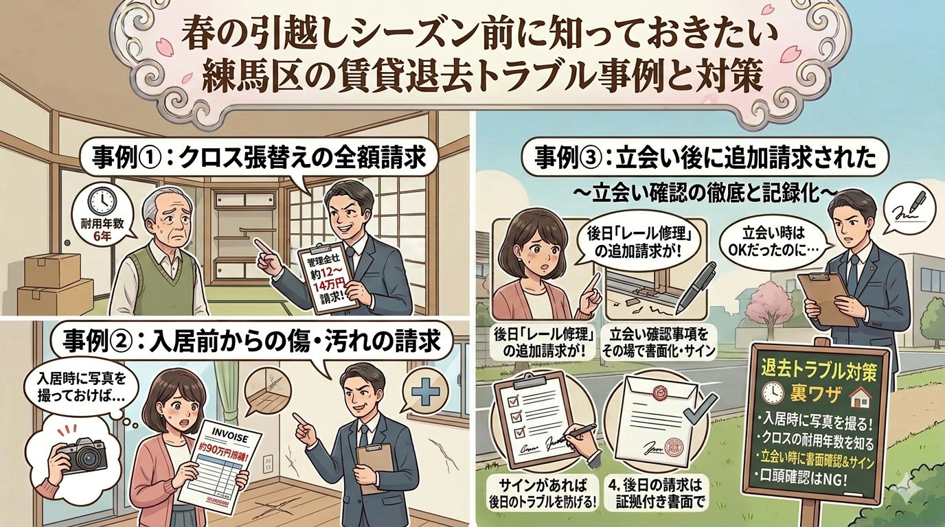 春の引越しシーズン前に知っておきたい｜練馬区の賃貸退去トラブ...の画像