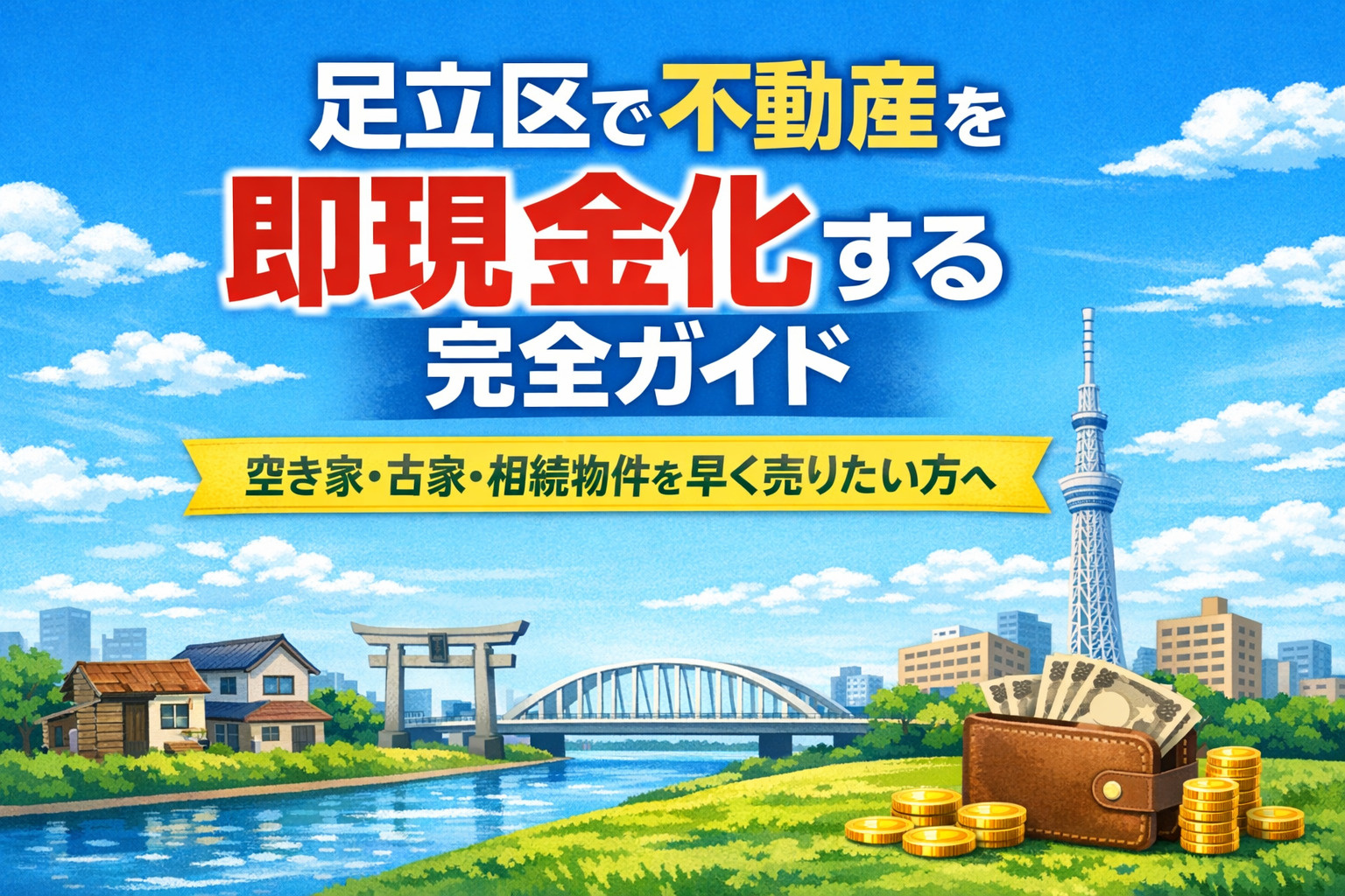 【2026年最新版】足立区で不動産を即現金化する完全ガイド ...の画像