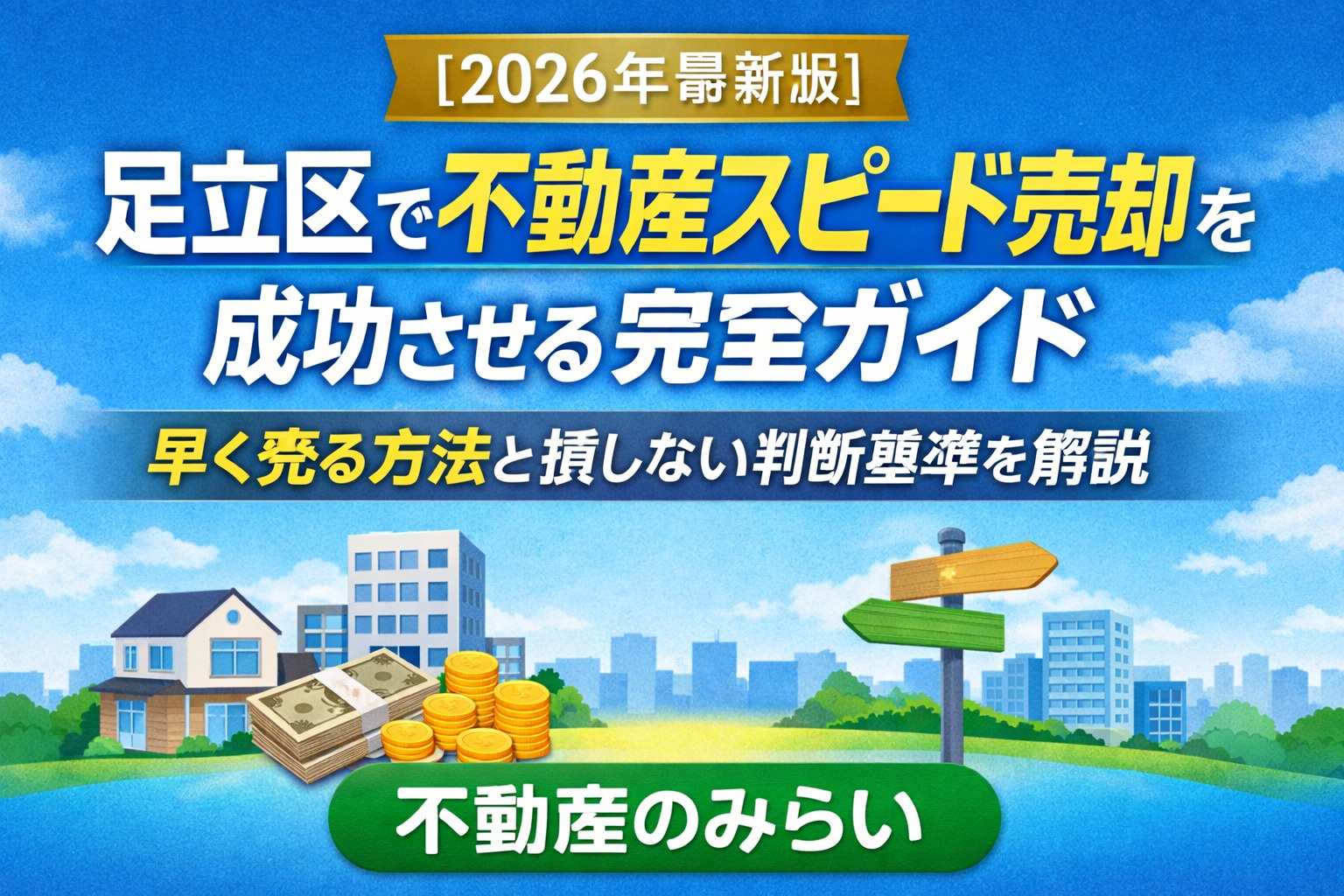 【2026年最新版】足立区で不動産スピード売却を成功させる完...の画像