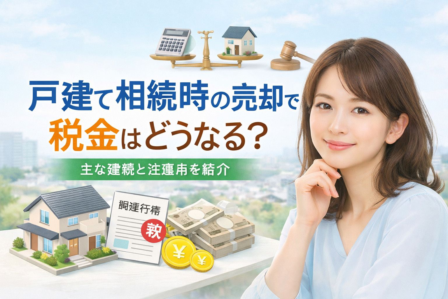 戸建て相続時の売却で税金はどうなる？主な種類と注意点を紹介の画像