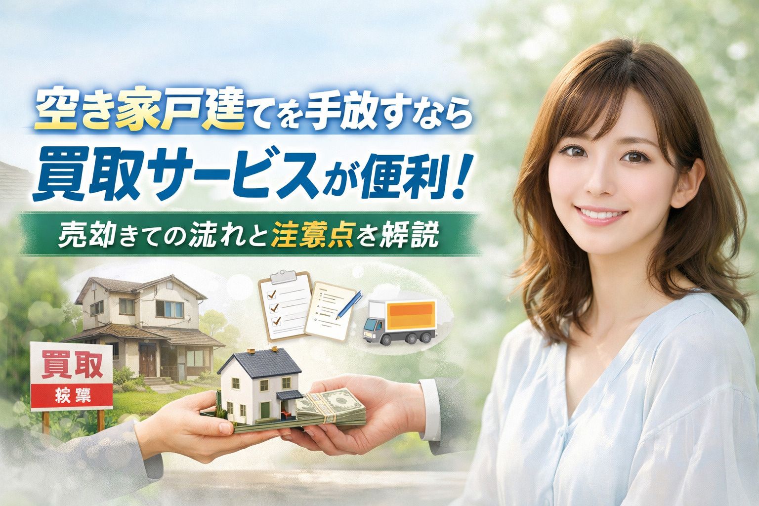 空き家戸建てを手放すなら買取サービスが便利！売却までの流れと...の画像