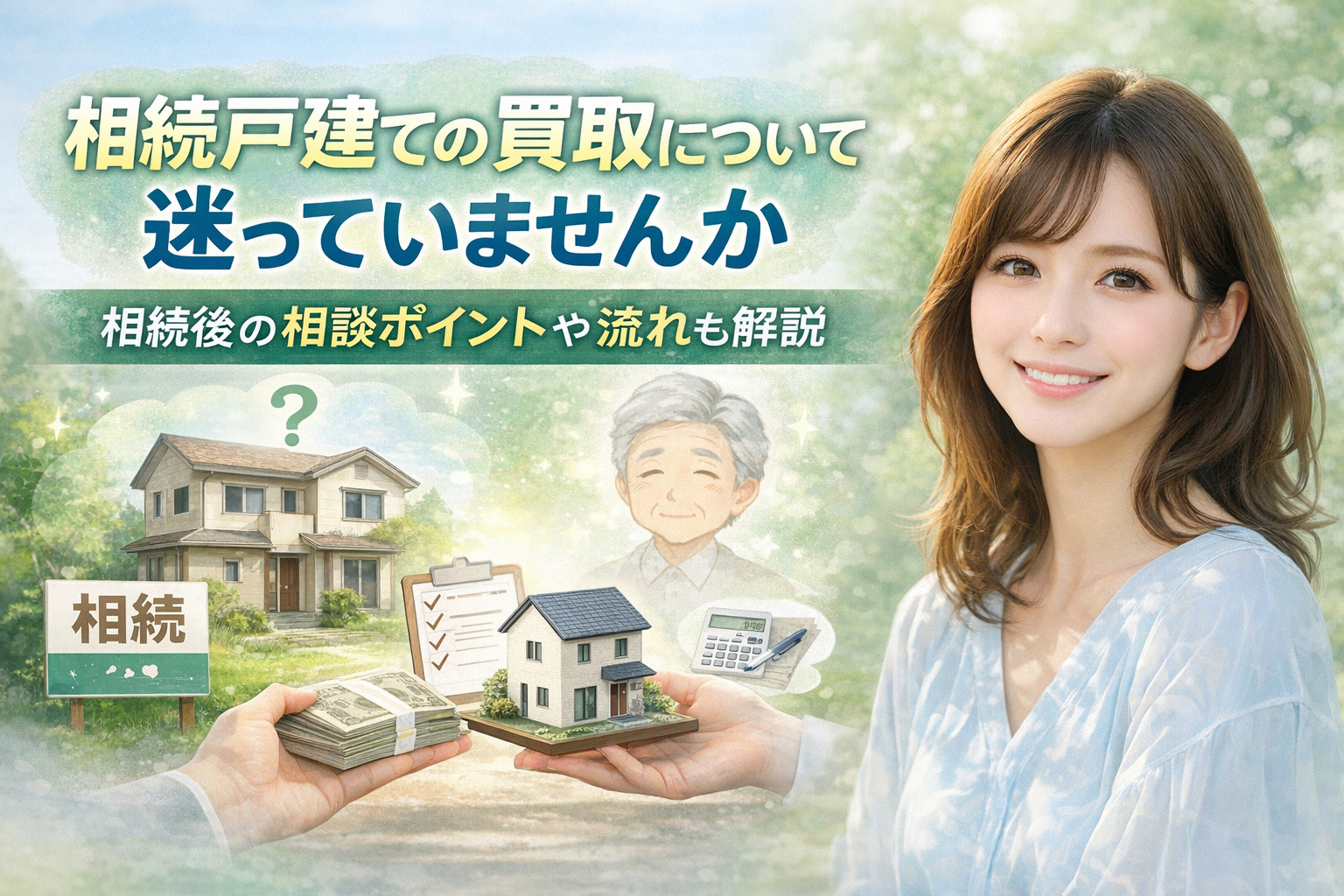 相続戸建ての買取について迷っていませんか 相続後の相談ポイン...の画像