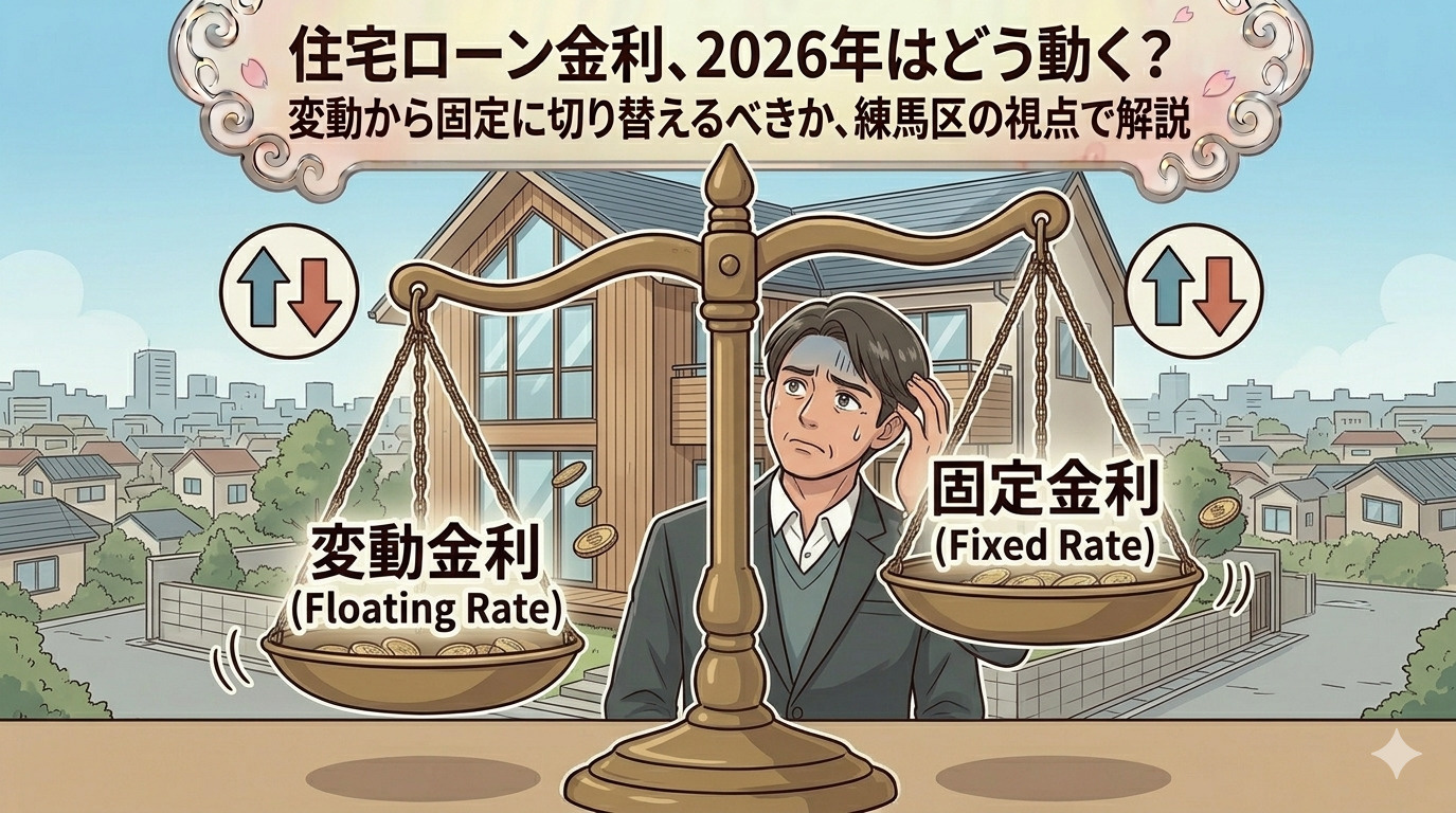 住宅ローン金利、2026年はどう動く？｜変動から固定に切り替...の画像