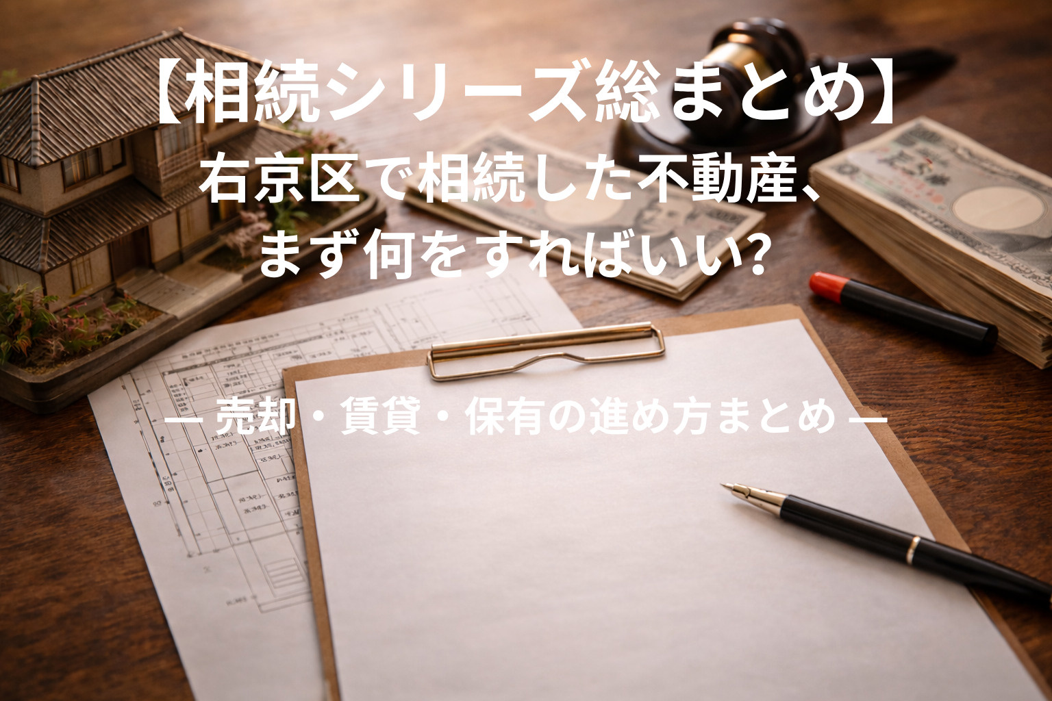 右京区で相続した不動産、まず何をすればいい？ ― 売却・賃貸...の画像