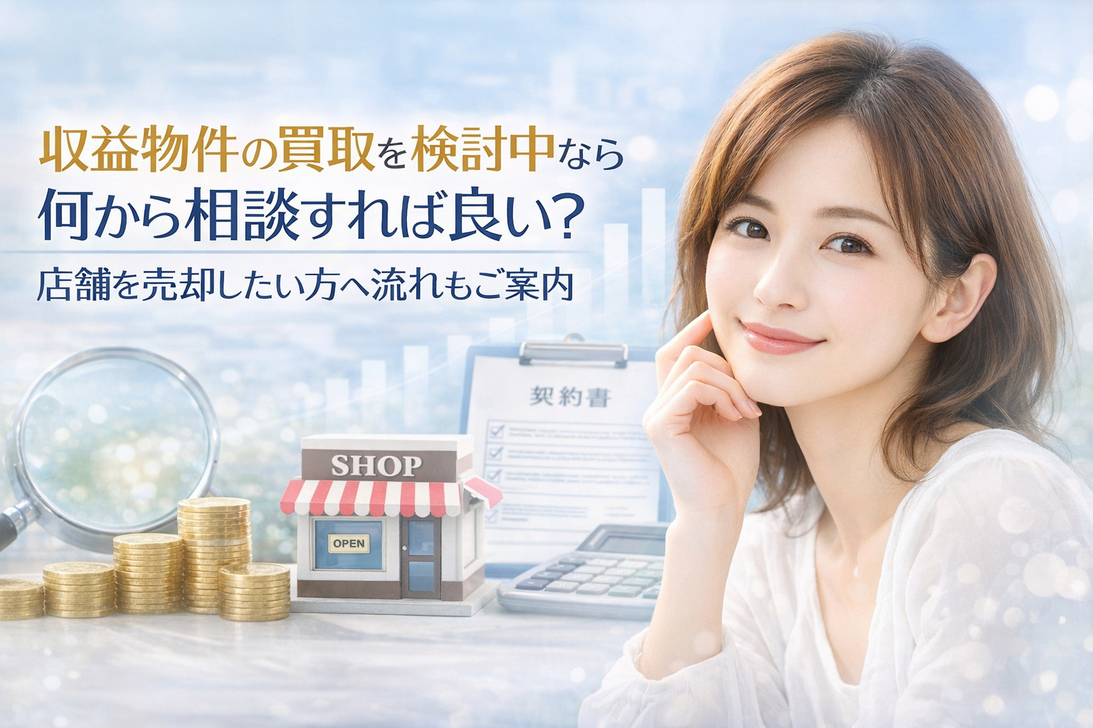 収益物件の買取を検討中なら何から相談すれば良い？店舗を売却し...の画像
