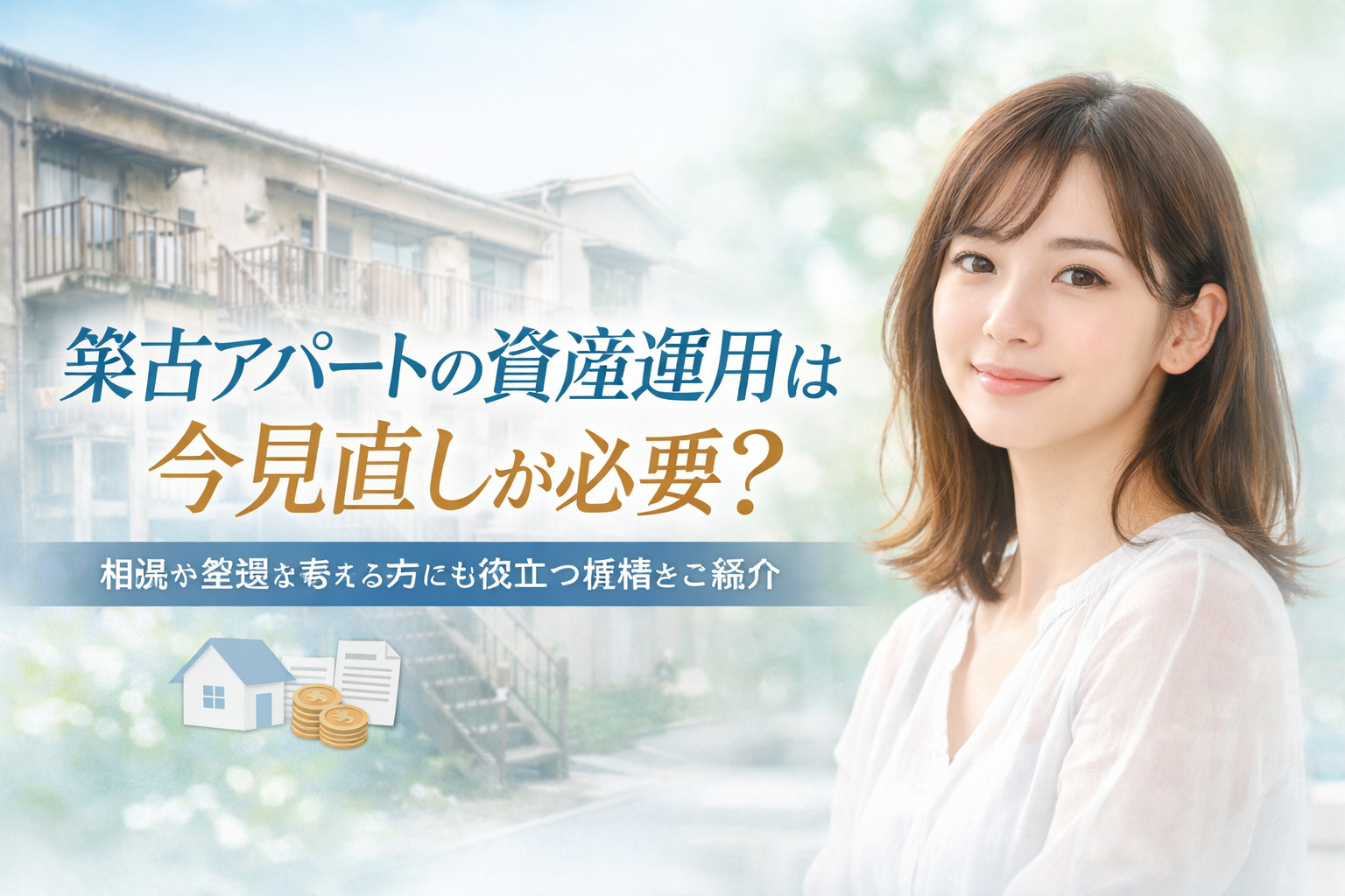 築古アパートの資産運用は今見直しが必要？相続や整理を考える方...の画像