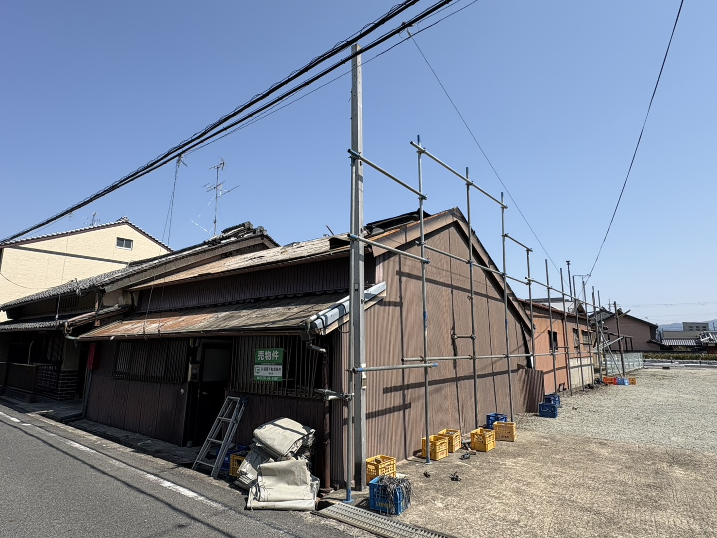 大和郡山市北鍛冶町｜解体工事スタートしました！✨の画像