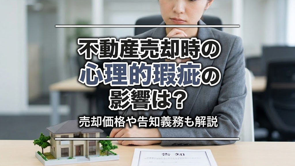 【3月4週目 編集中】不動産売却時の心理的瑕疵の影響は？売却...の画像