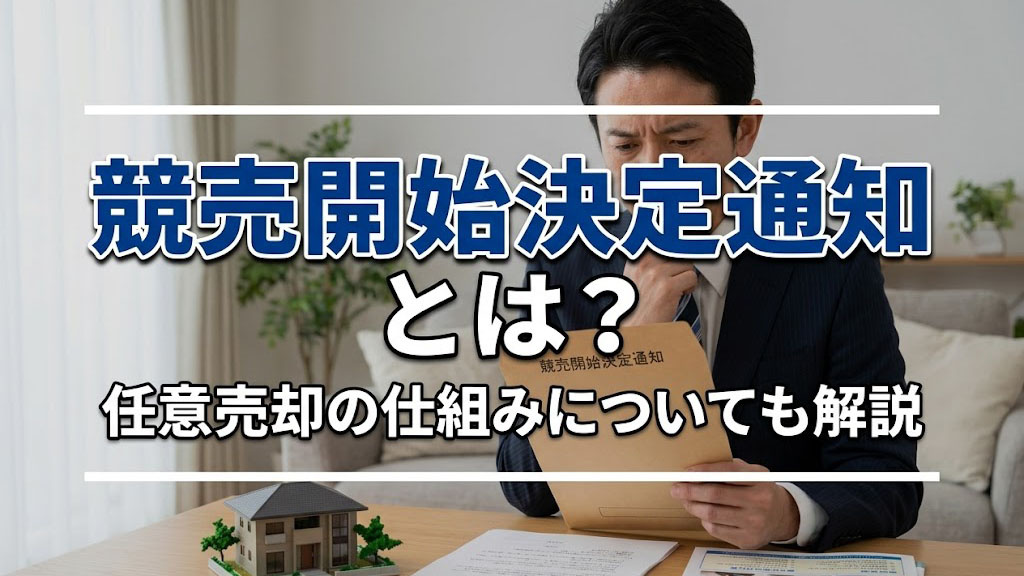 競売開始決定通知とは？任意売却の仕組みについても解説の画像