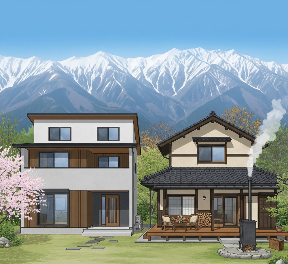 「伊那市で叶える理想の住まい：新築か、中古か」の画像