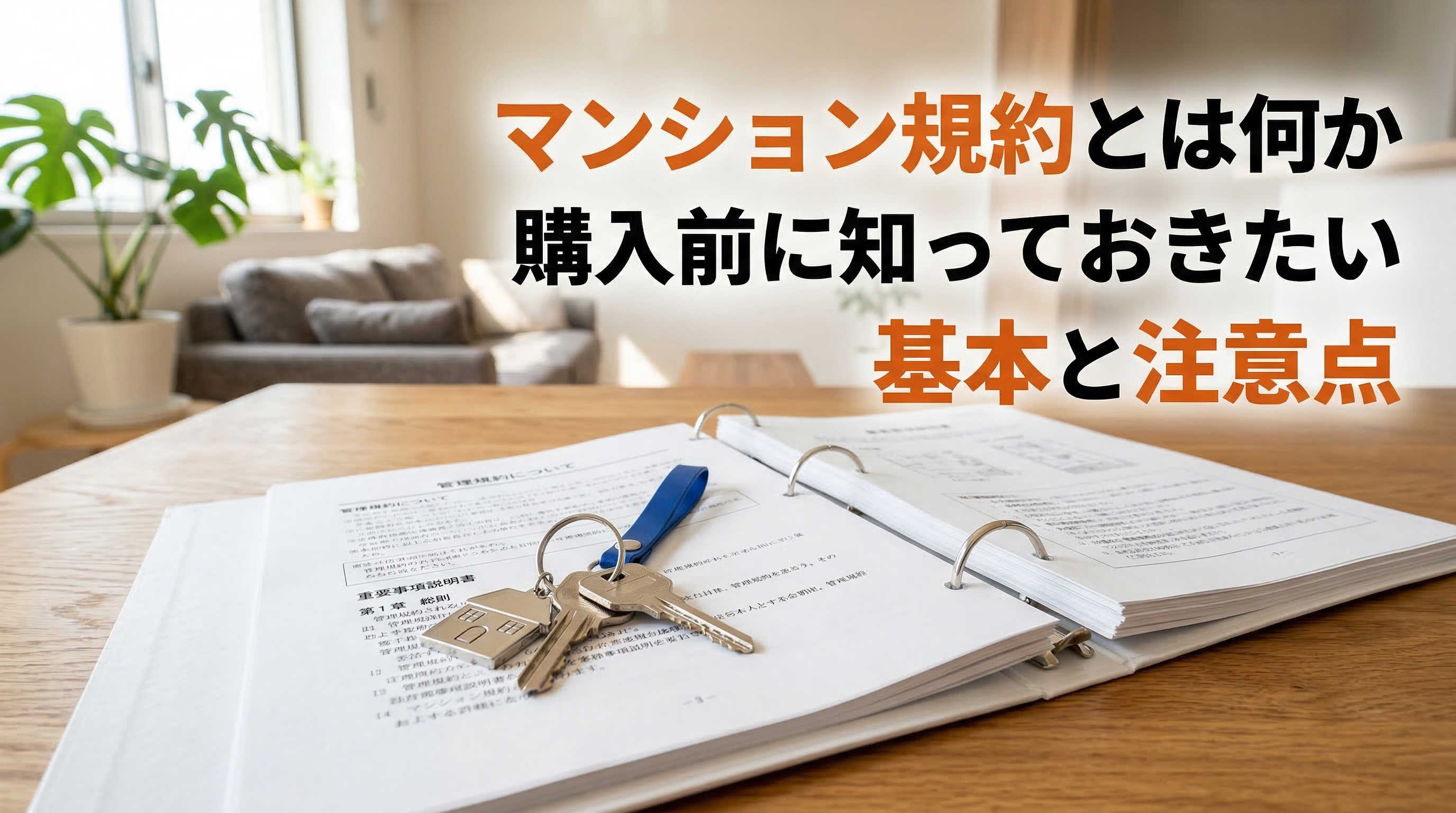 マンション規約とは何か購入前に知っておきたい基本と注意点の画像