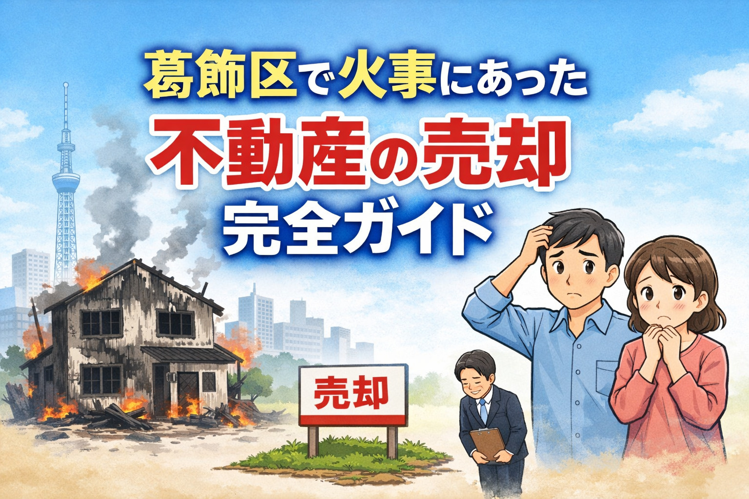 【2026年版】葛飾区で火事にあった不動産は売却できる？解体...の画像