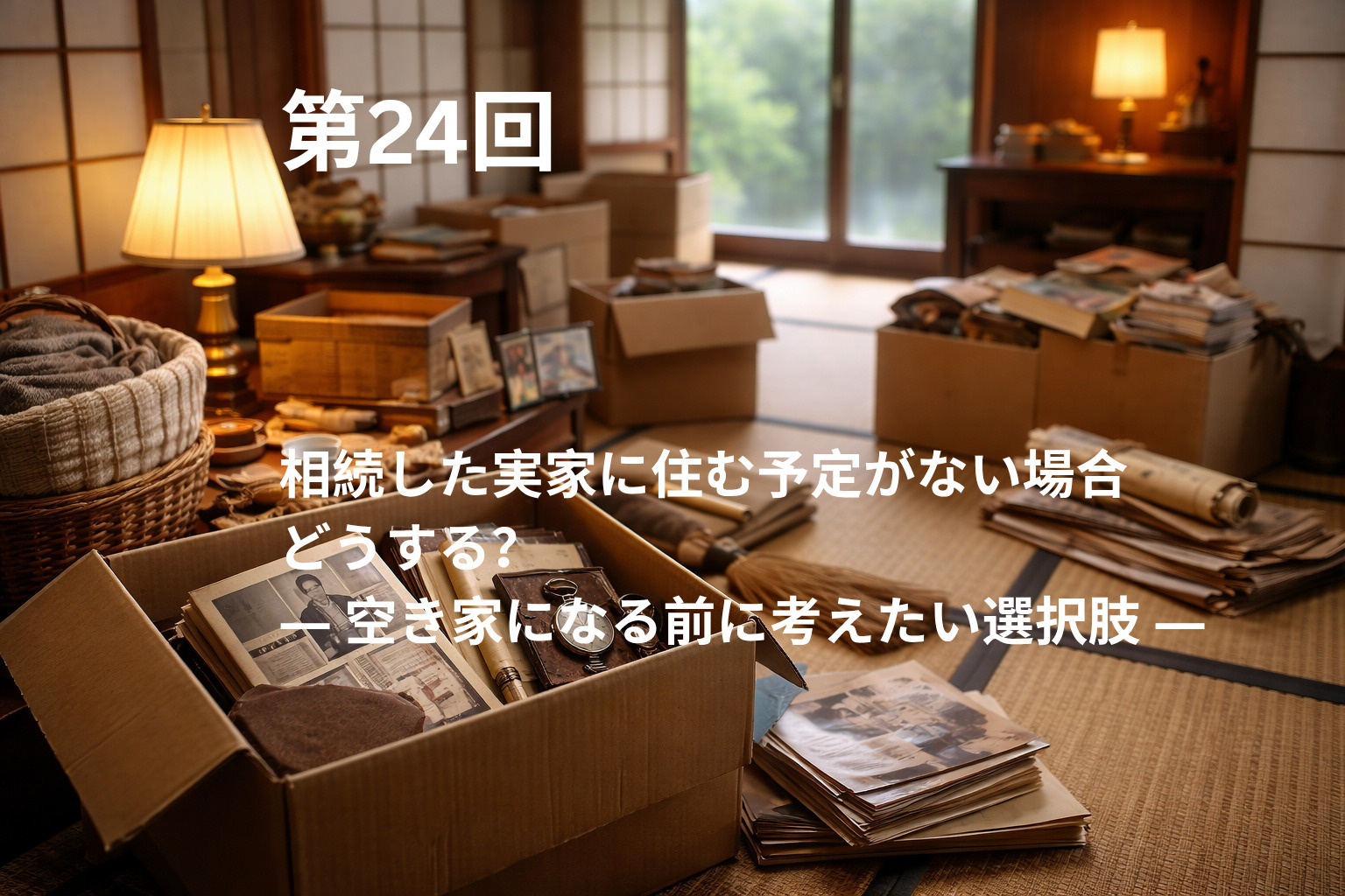 相続した実家に住む予定がない場合どうする？  ― 空き家にな...の画像