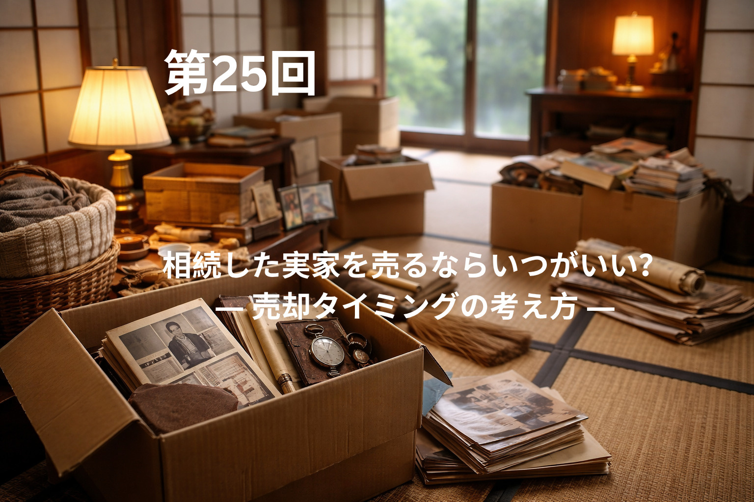 相続した実家を売るならいつがいい？  ― 売却タイミングの考...の画像