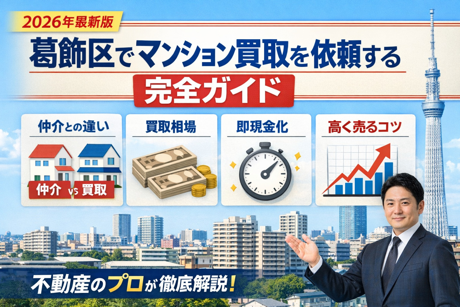 【2026年最新版】葛飾区でマンション買取を依頼する完全ガイ...の画像