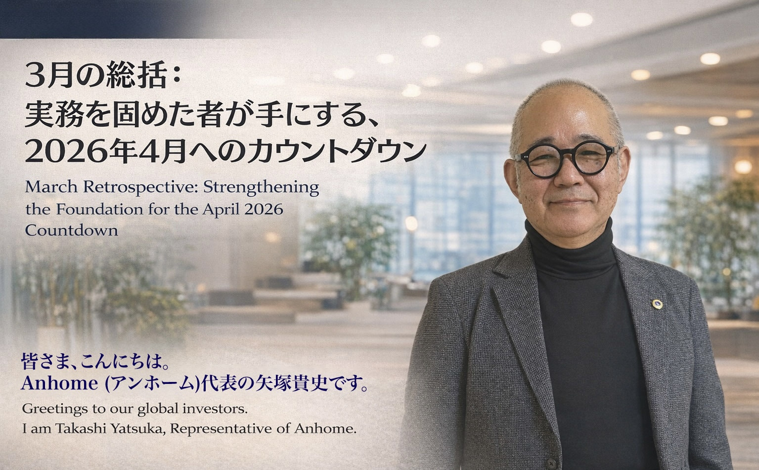 （2026年3月30日）⑮ 3月の総括：実務を固めた者が手に...の画像