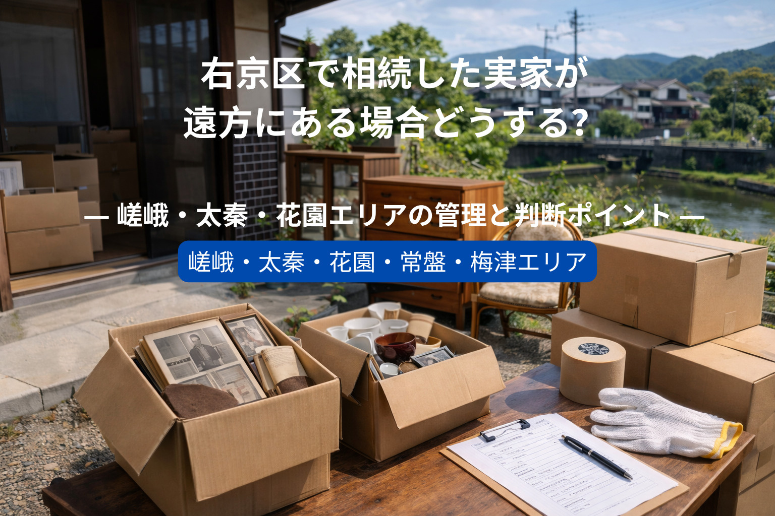 右京区で相続した実家が遠方にある場合どうする？  ― 嵯峨・...の画像