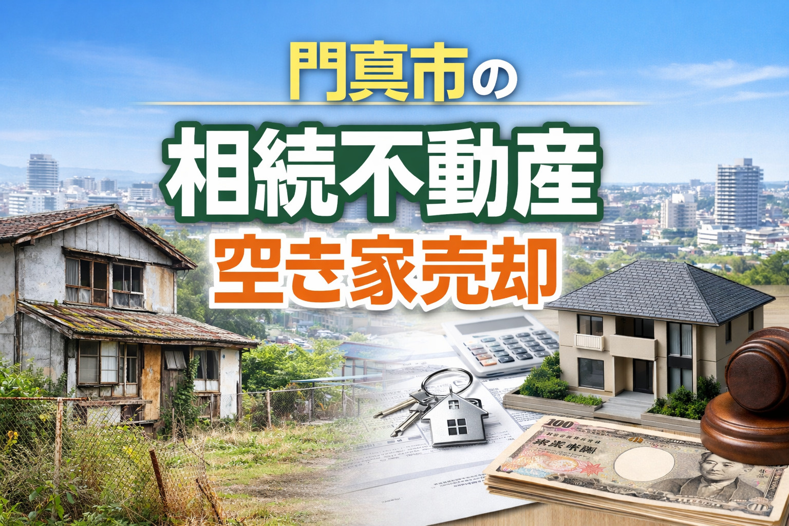 門真市で相続した空き家はどうする？  名義変更の流れとリスク...の画像