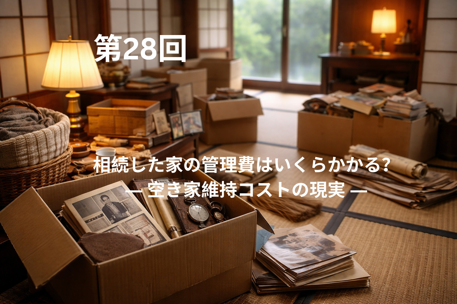 相続した家の管理費はいくらかかる？ ― 空き家維持コストの現...の画像