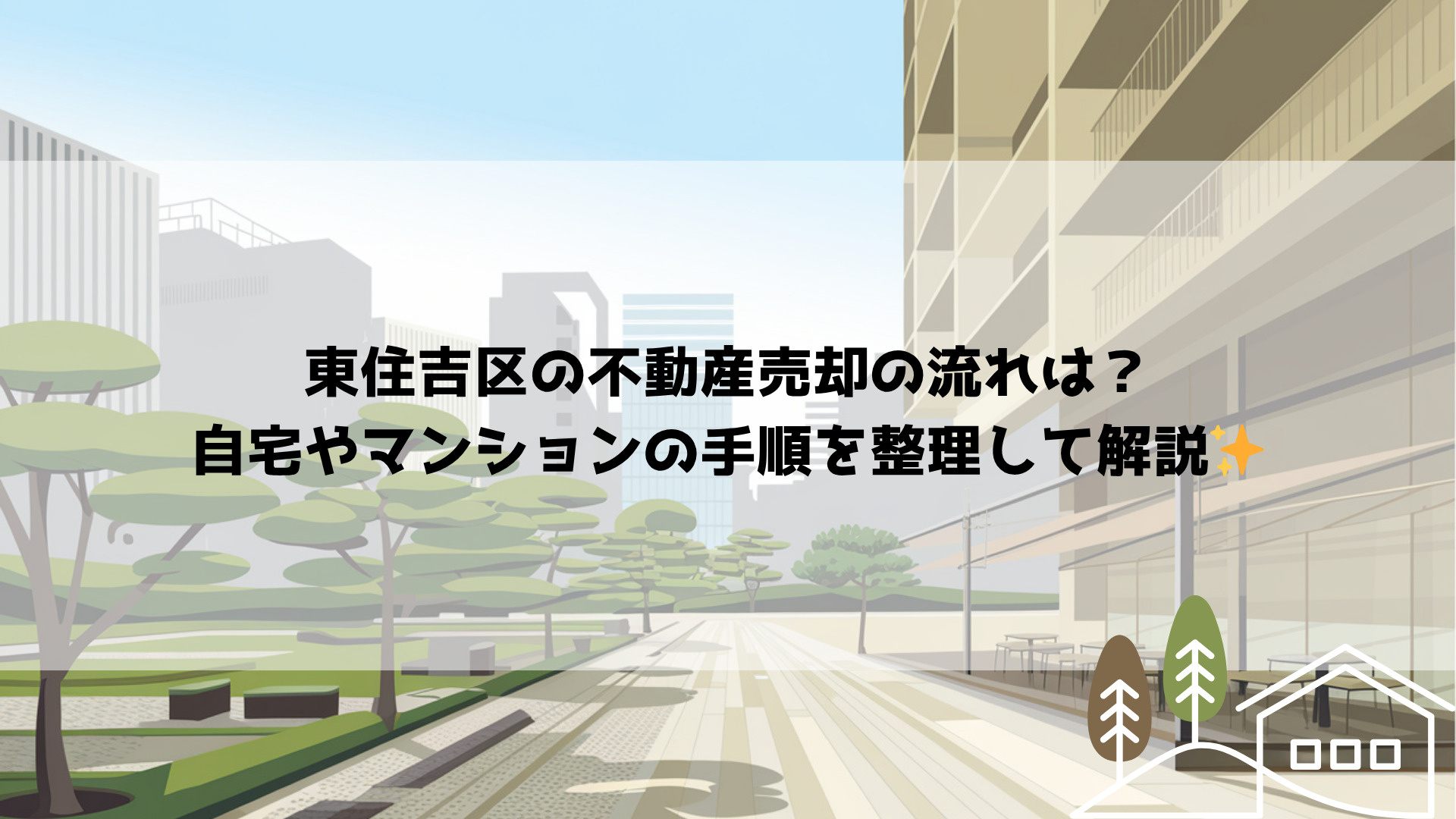 東住吉区の不動産売却の流れは？自宅やマンションの手順を整理し...の画像