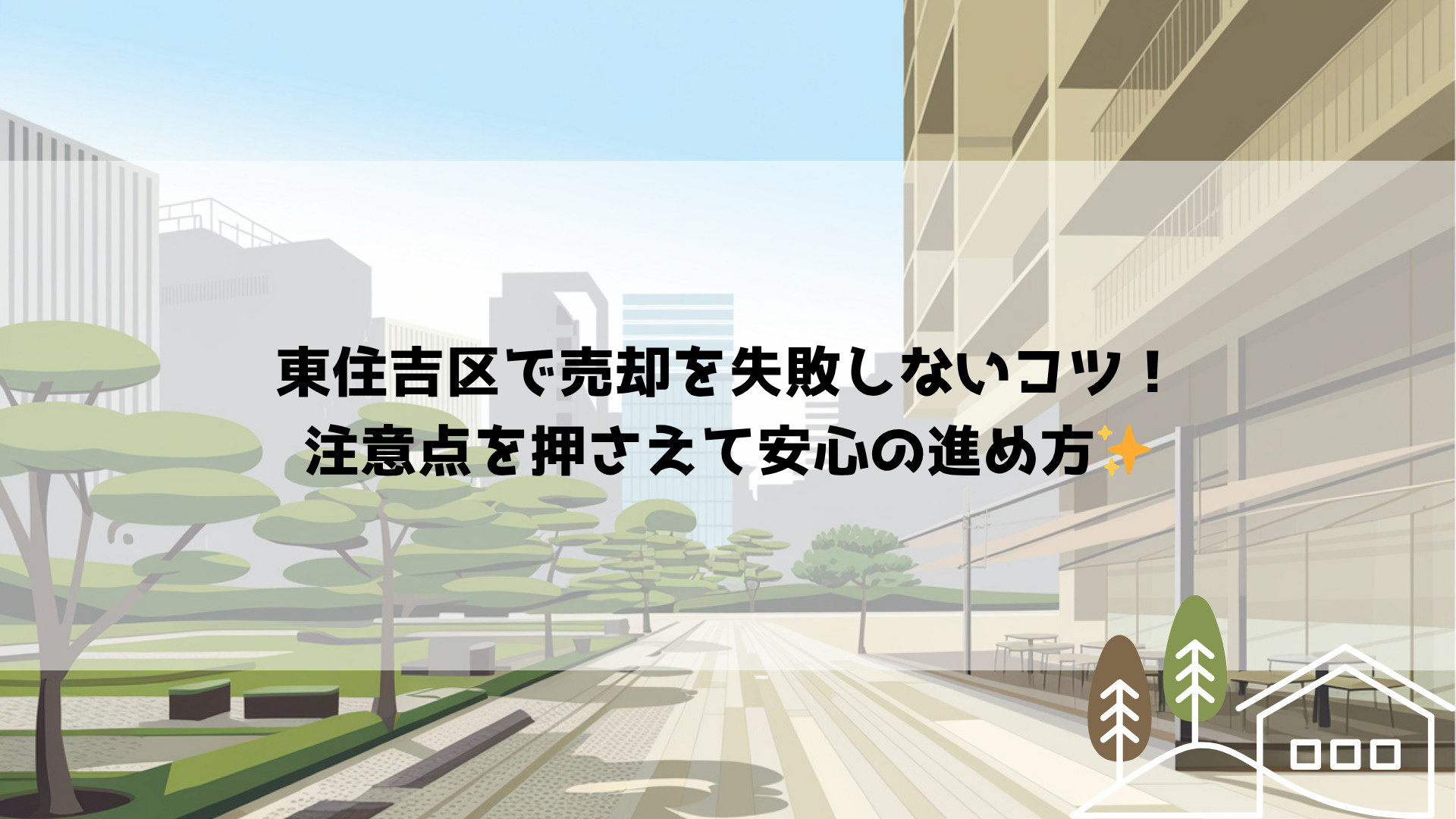 東住吉区で売却を失敗しないコツ！注意点を押さえて安心の進め方...の画像