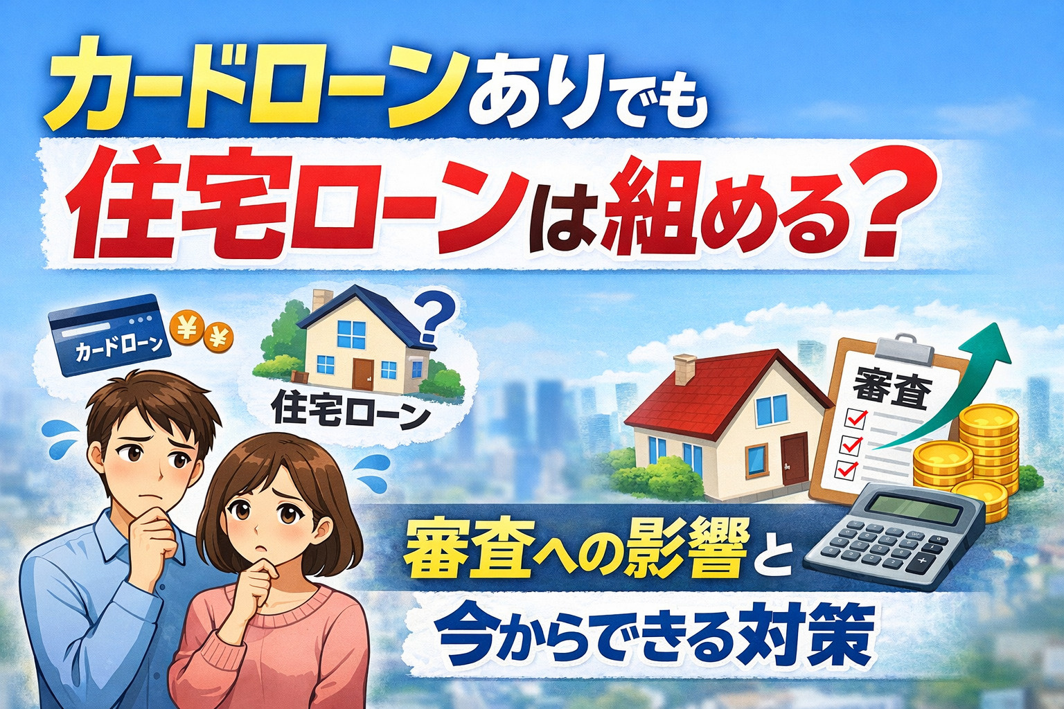 カードローンありでも住宅ローンは組める？審査への影響と今から...の画像