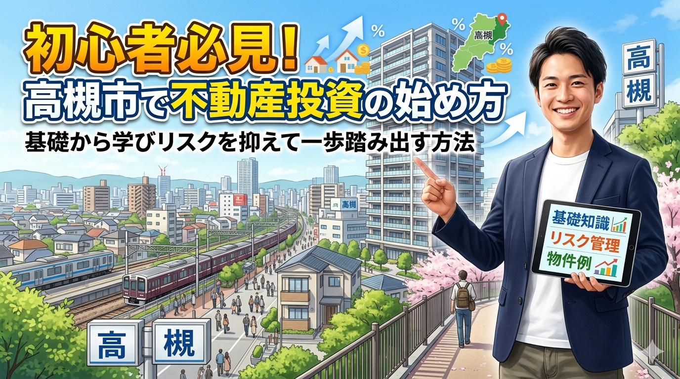 初心者必見！高槻市で不動産投資の始め方 基礎から学びリスクを...の画像