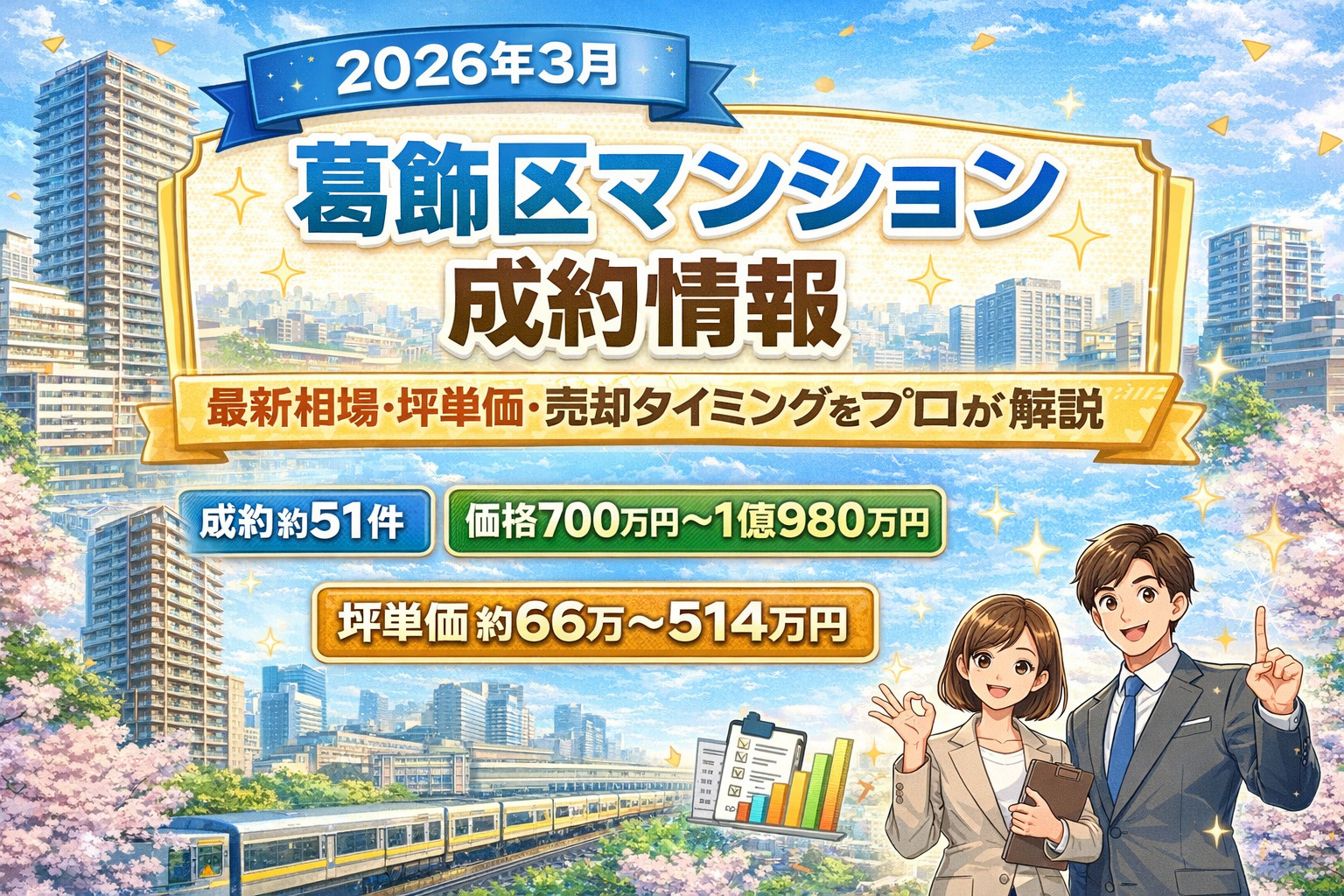 【2026年3月】葛飾区マンション成約情報｜最新相場・坪単価...の画像