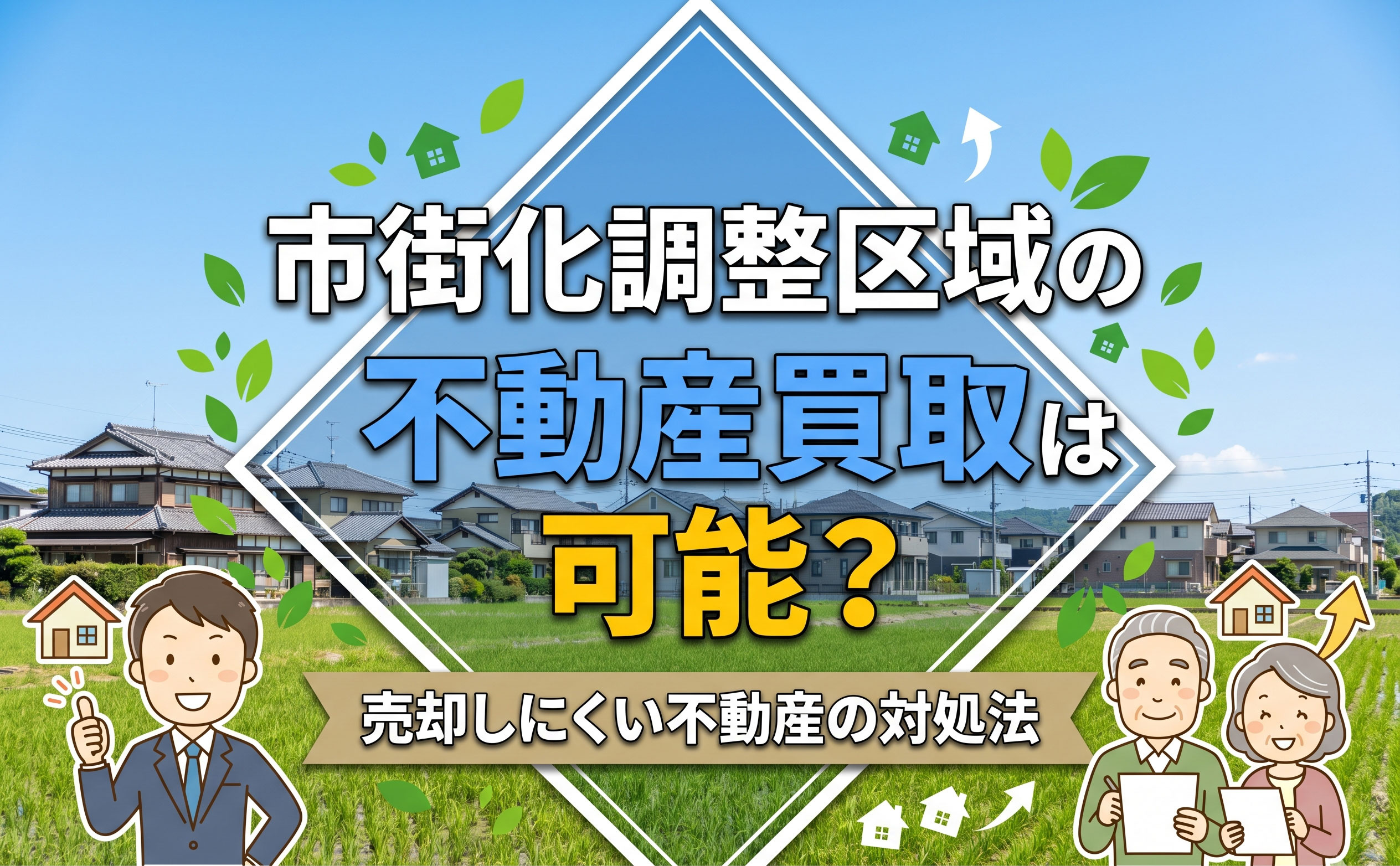 【不動産買取】市街化調整区域の不動産買取は可能？売却しにくい...の画像