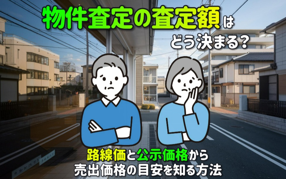 物件査定の査定額はどう決まる？路線価と公示価格から売出価格の...の画像