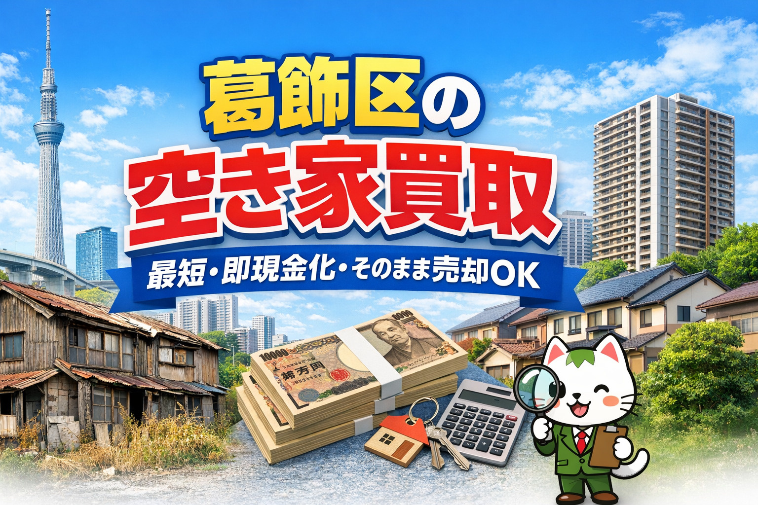 【葛飾区 空き家買取】最短即現金化｜放置空き家・古家もスピー...の画像