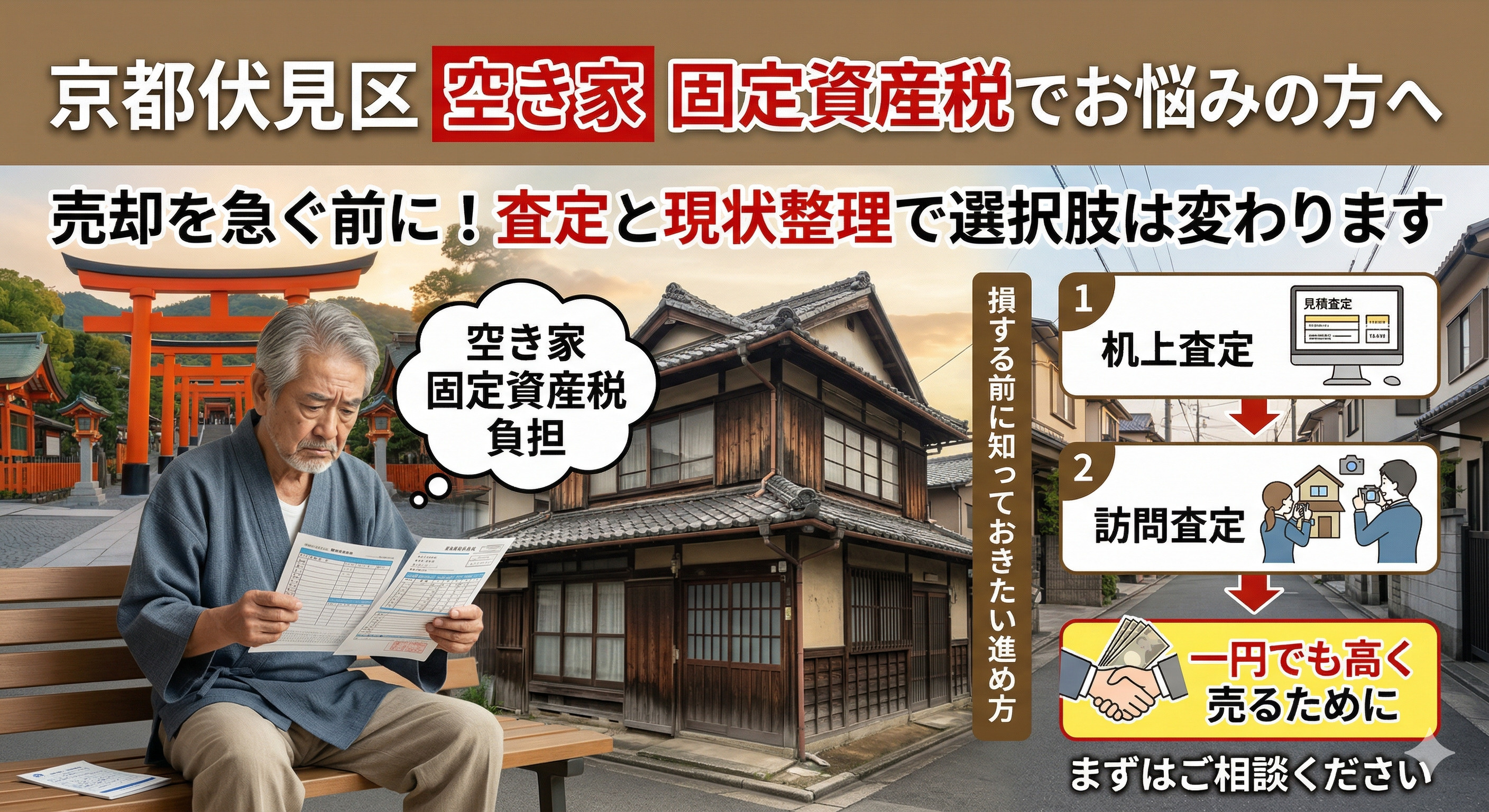【損する前に】空き家の固定資産税を軽くする考え方｜京都市伏見...の画像