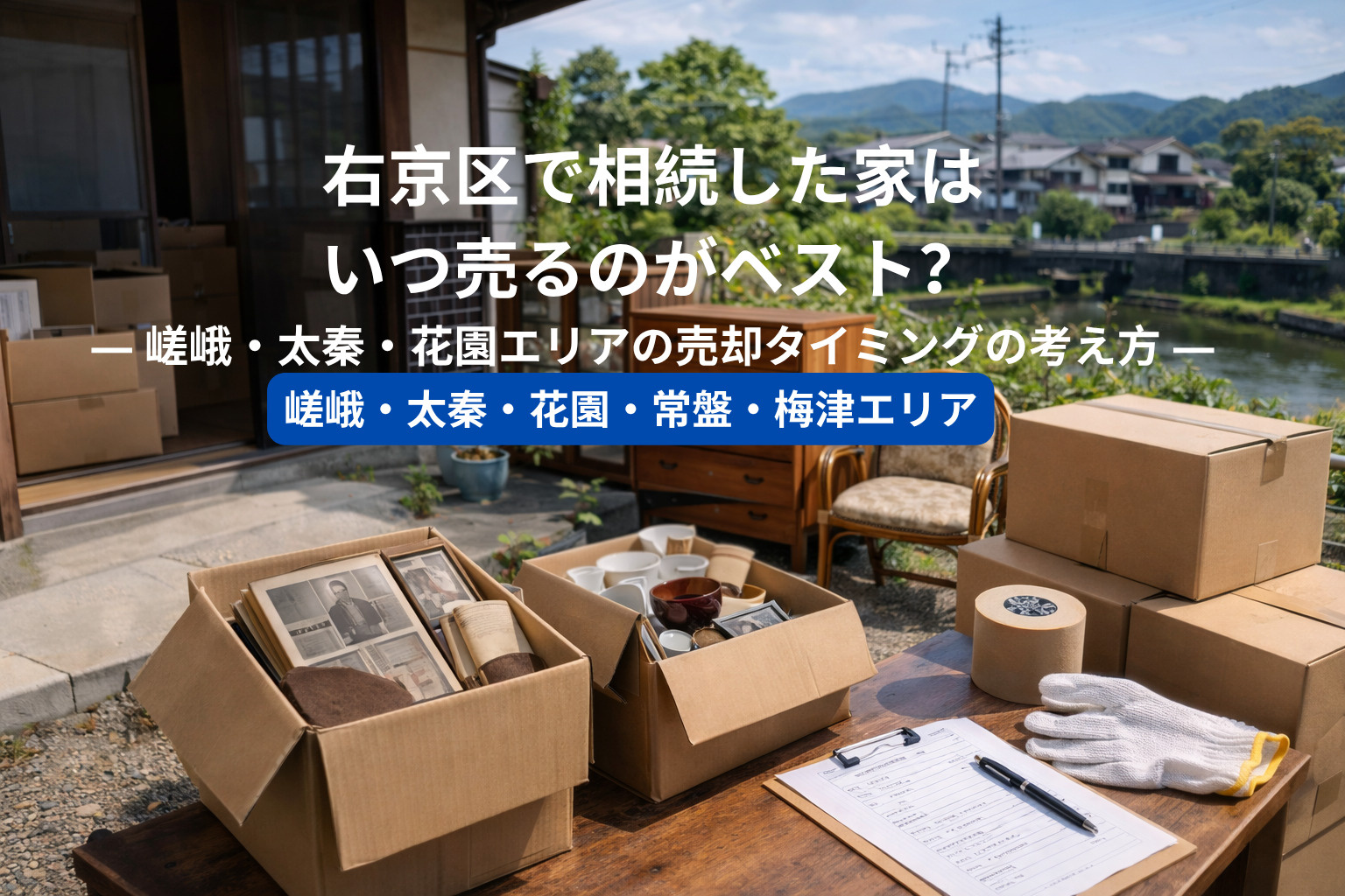 右京区で相続した家はいつ売るのがベスト？  ― 嵯峨・太秦・...の画像