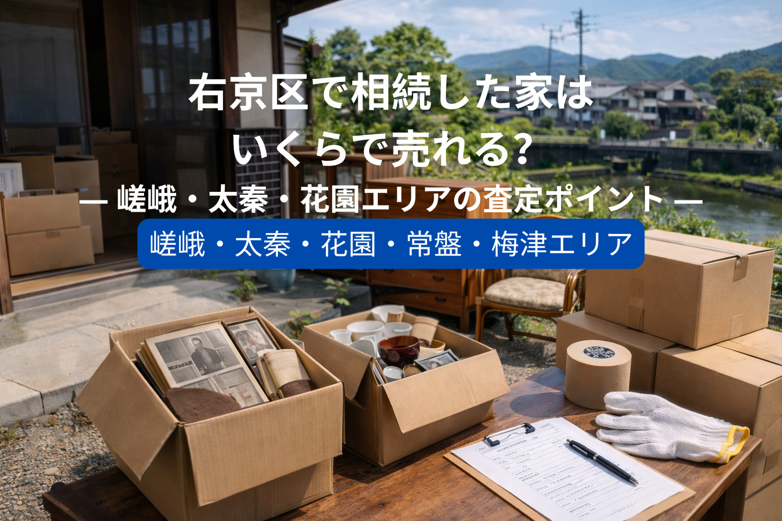 右京区で相続した家はいくらで売れる？  ― 嵯峨・太秦・花園...の画像