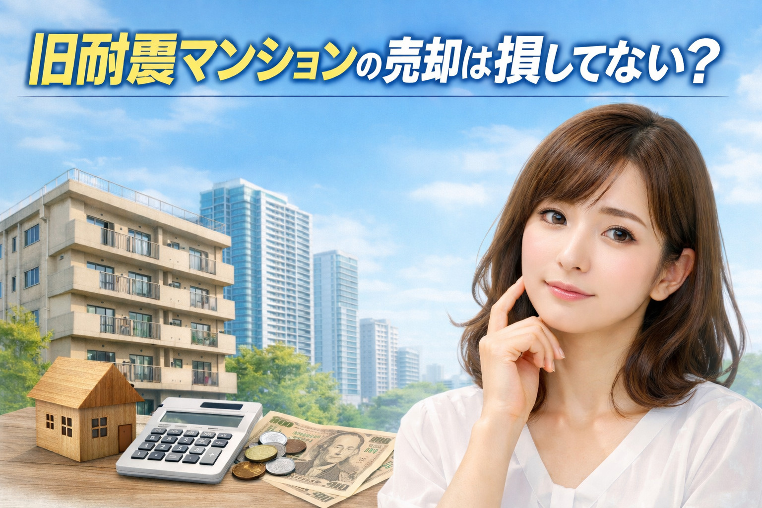 旧耐震マンションの売却は損してない？  買い取り業者の選び方...の画像
