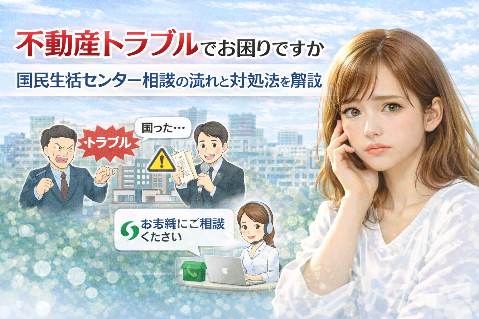 不動産トラブルでお困りですか 国民生活センター相談の流れと対...の画像