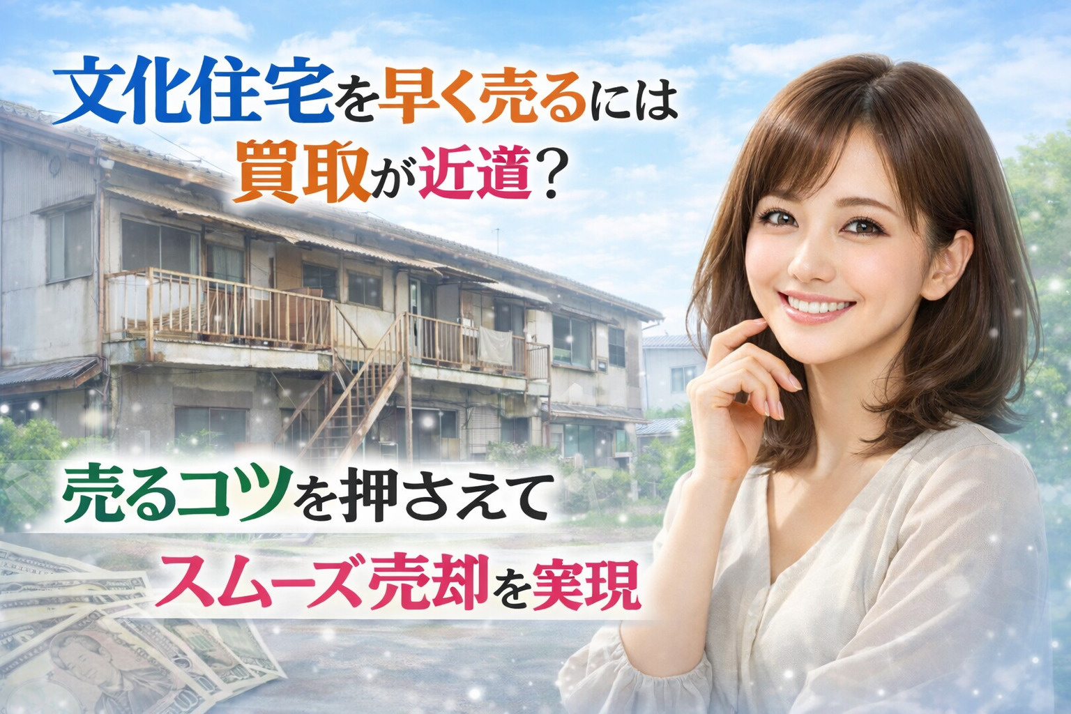 文化住宅を早く売るには買取が近道？  売るコツを押さえてスム...の画像