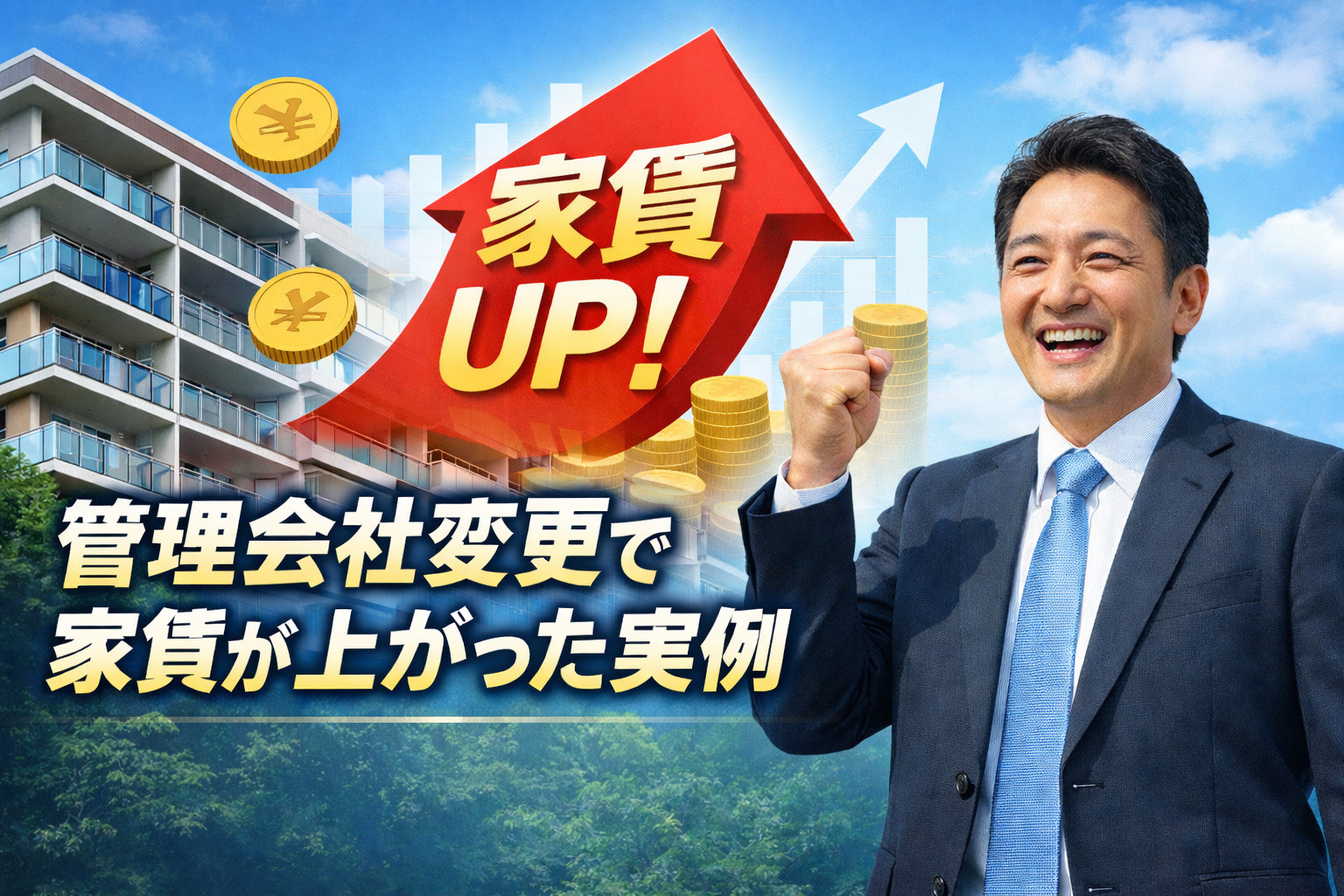 管理会社変更で家賃が上がった実例｜賃料アップに成功したオーナ...の画像