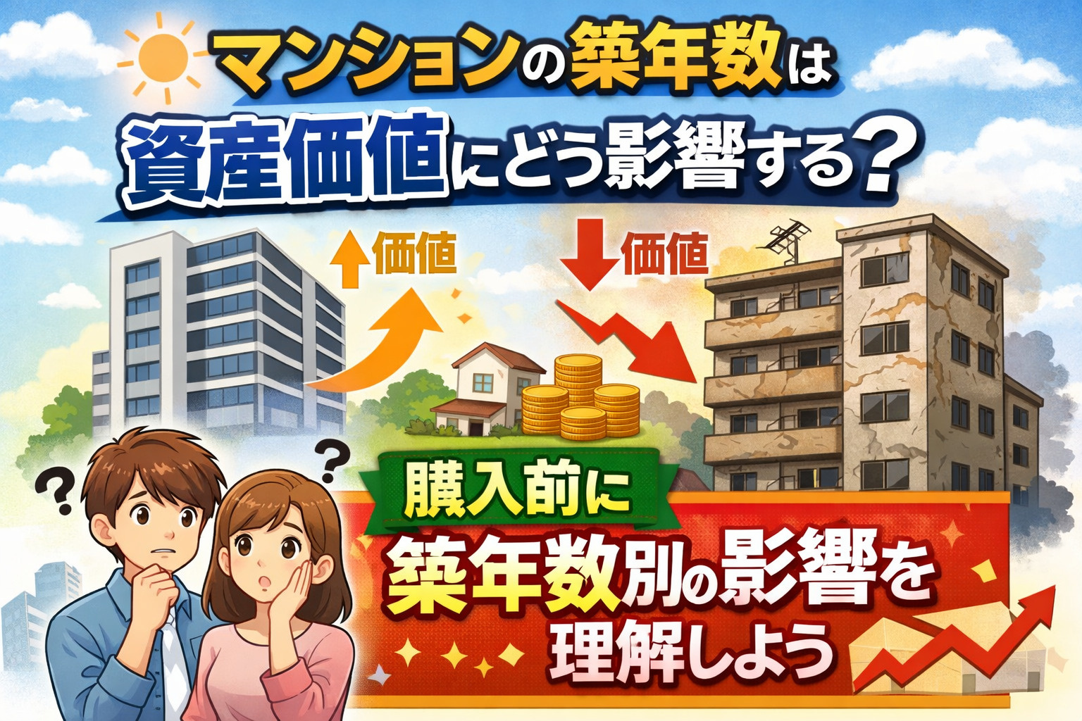 マンションの築年数は資産価値にどう影響する？  購入前に築年...の画像