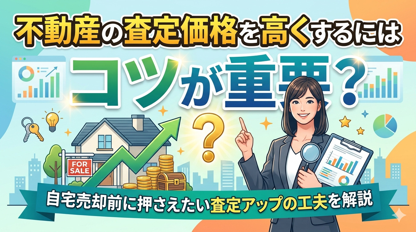 不動産の査定価格を高くするにはコツが重要？  自宅売却前に押...の画像
