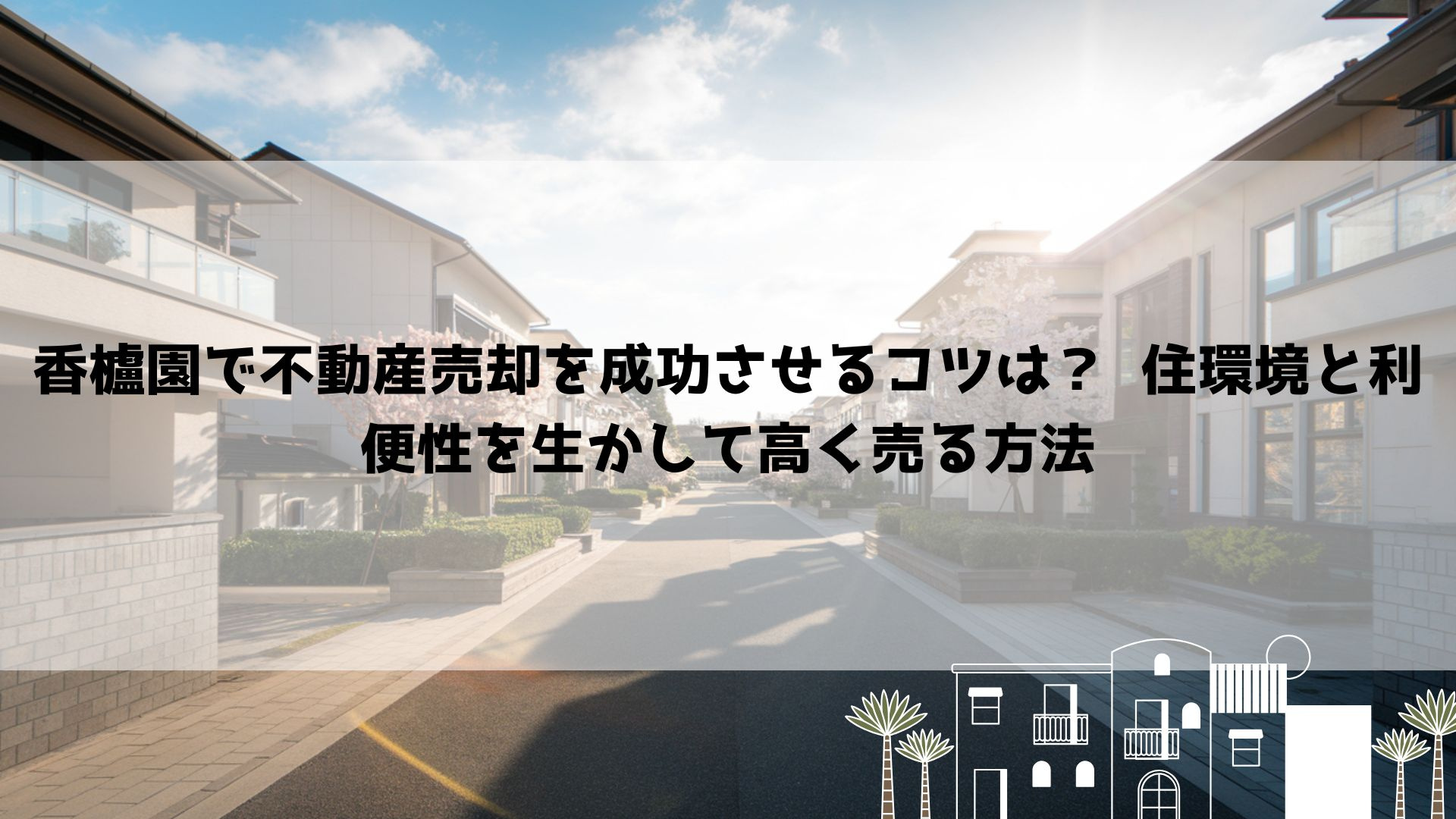 香櫨園で不動産売却を成功させるコツは？  住環境と利便性を生...の画像
