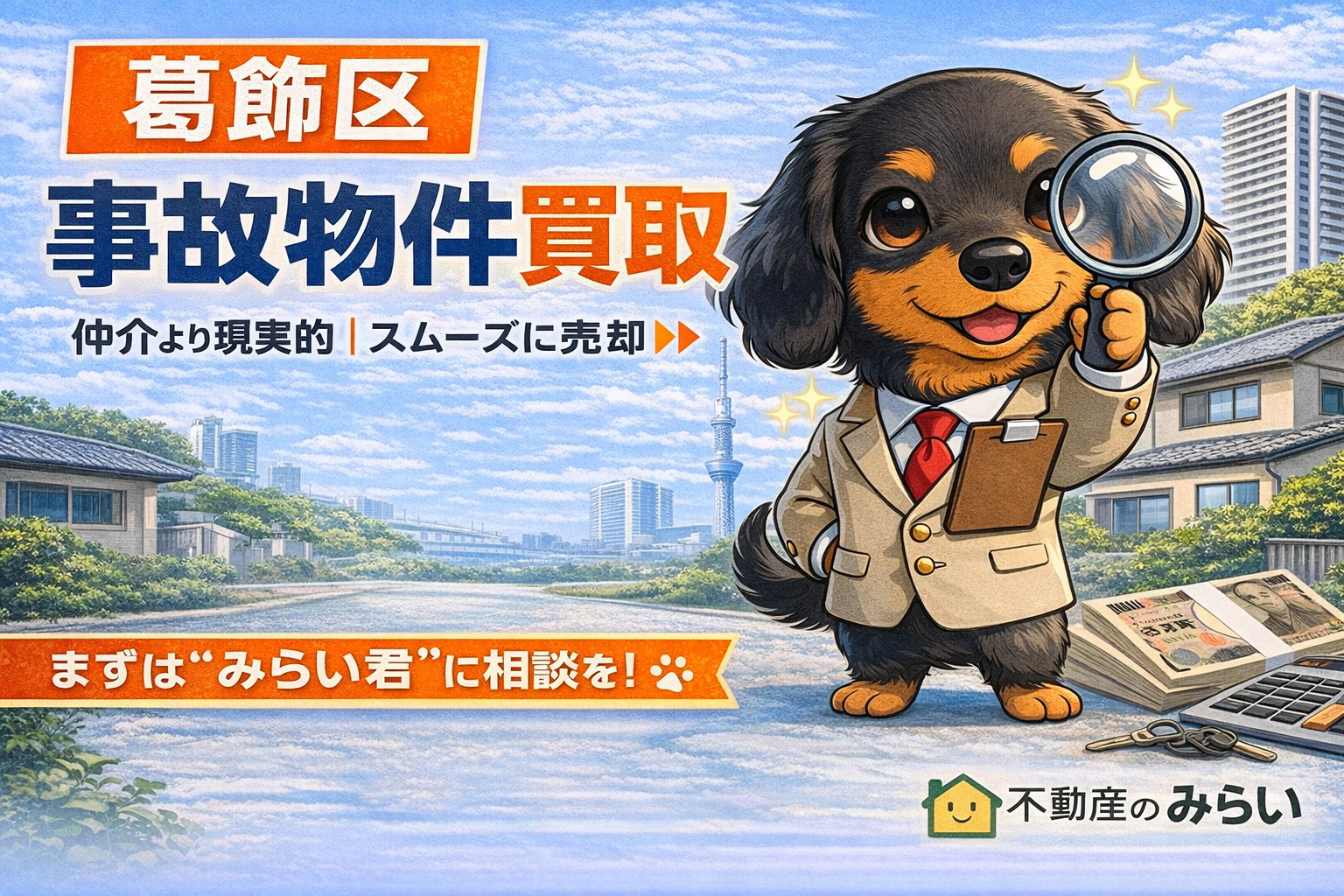【葛飾区 事故物件買取】告知物件・孤独死・火災も対応｜最短即...の画像