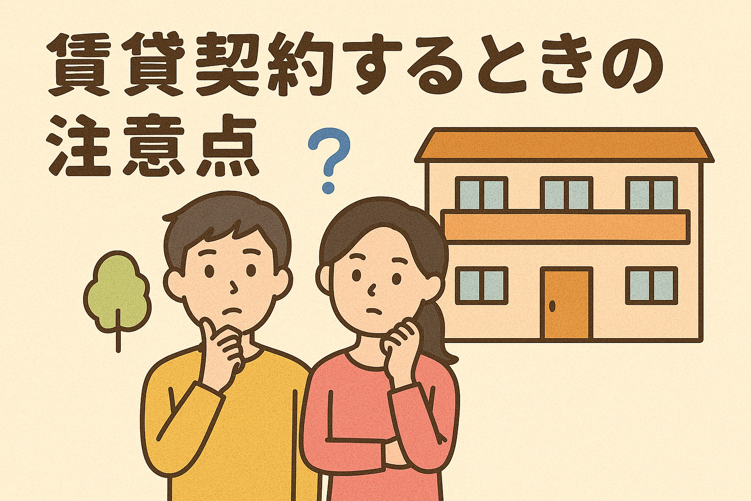 賃貸契約するときの注意点の画像