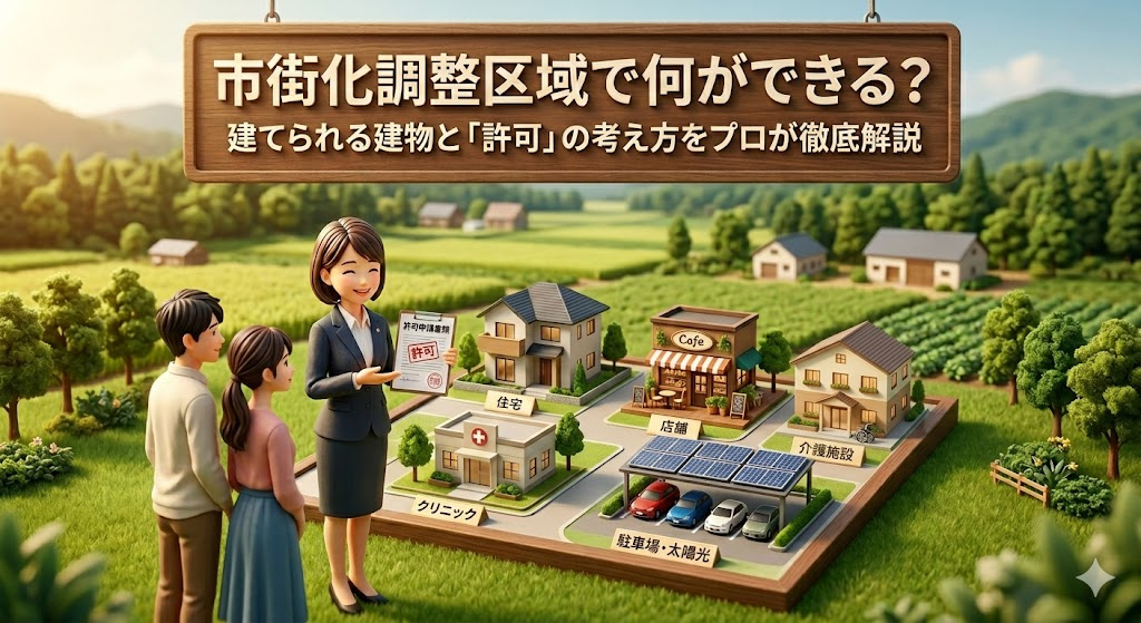 市街化調整区域で何ができる？ 建てられる建物と「許可」の考え...の画像